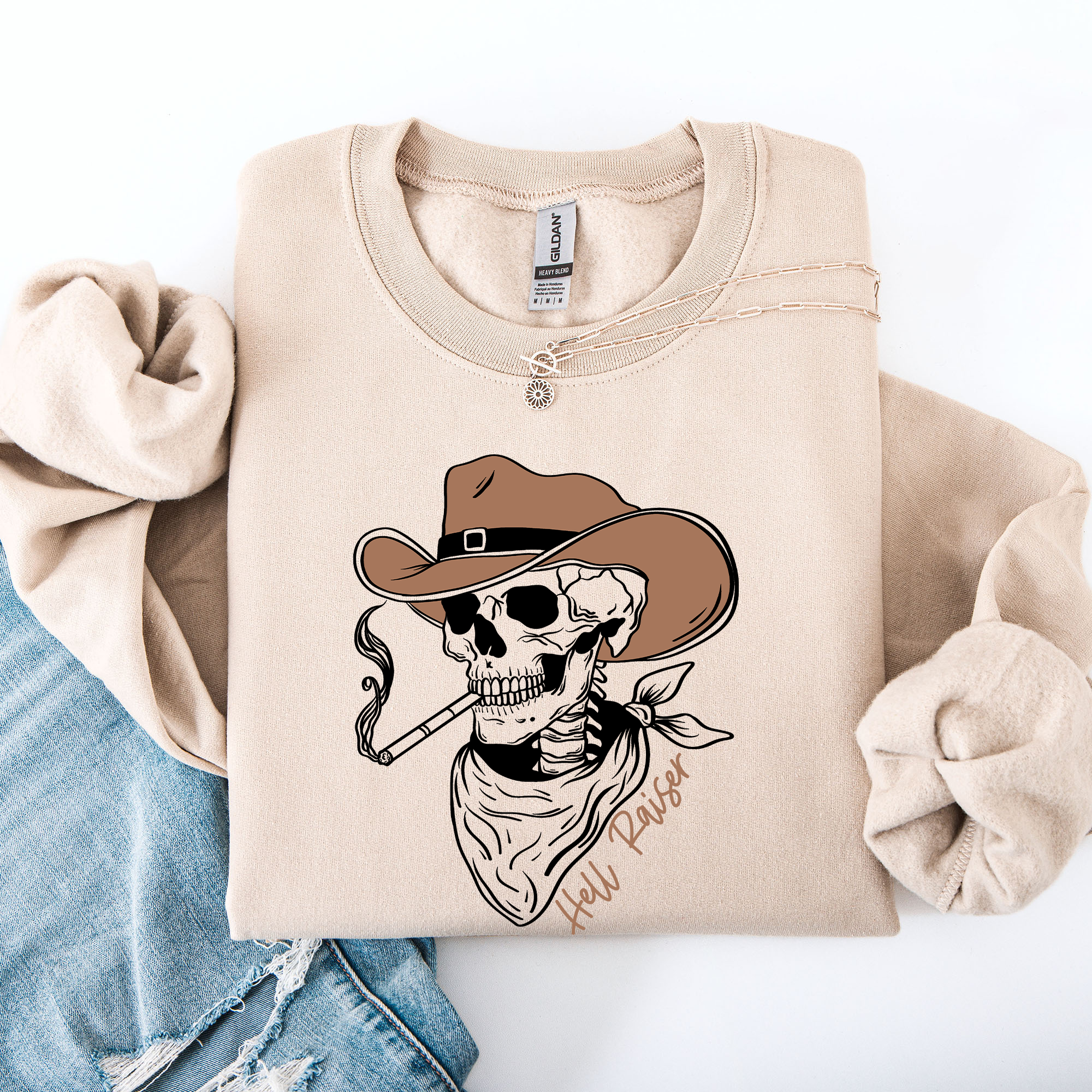 Hell Raiser, Halloween Cowboy, Country, Western Sweatshirt T-Shirts, Hoodie | PodTeesHub.com