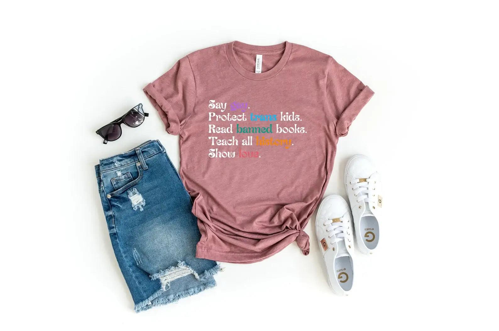 Say Gay, Protect Trans Kids, Read Banned Books T-Shirt Hoodie, Sweatshirt | PodTeesHub.com