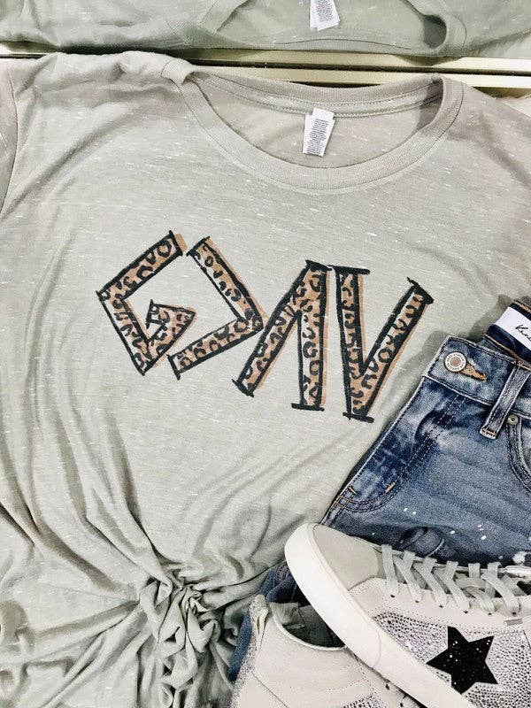 God Is Greater Leopard Marble Tee Hoodie, Sweatshirt | PodTeesHub.com