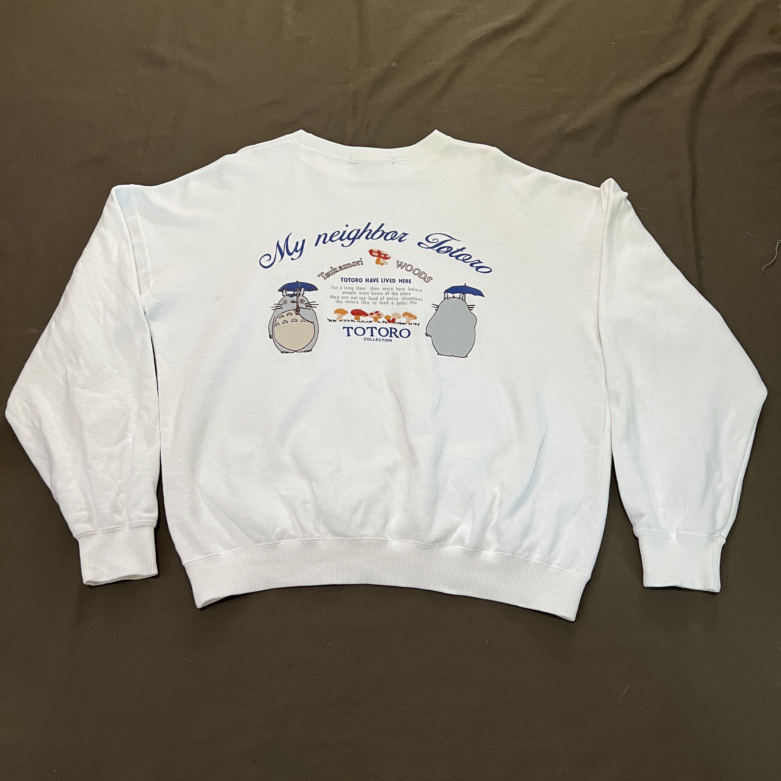 Japanese Brand X Vintage Vintage 90s My Neighbor Totoro Studio Ghibli Anime Sweate T-Shirts, Hoodie, Sweatshirt