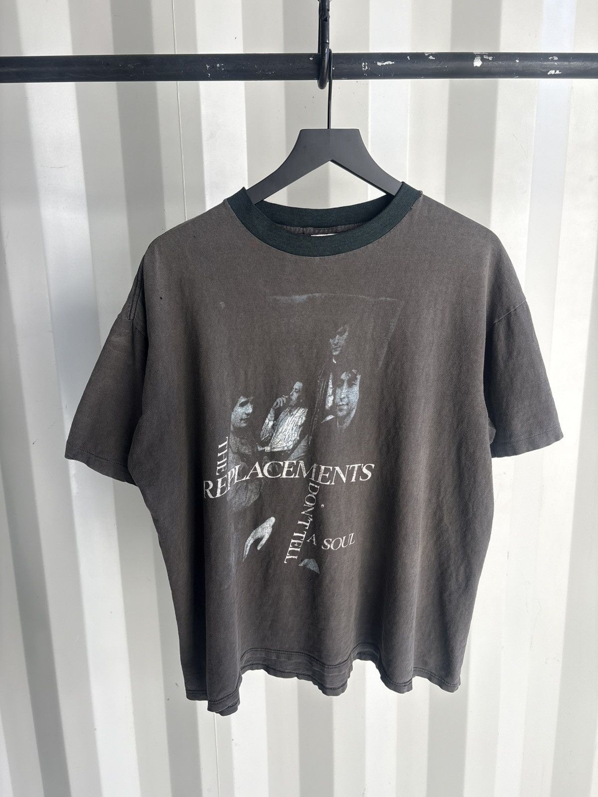 Band Tees Thrashed The Replacements Faded Distressed Shirt Grunge Band Hoodie, Sweatshirt | PodTeesHub.com