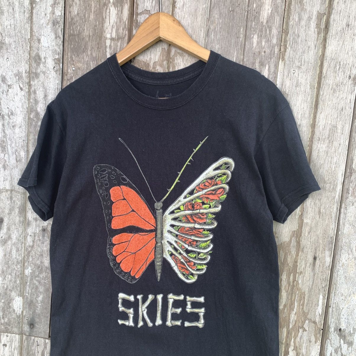 Band Tees Thrashed Faded Lil Skies Concert Merch Tee Hoodie, Sweatshirt | PodTeesHub.com