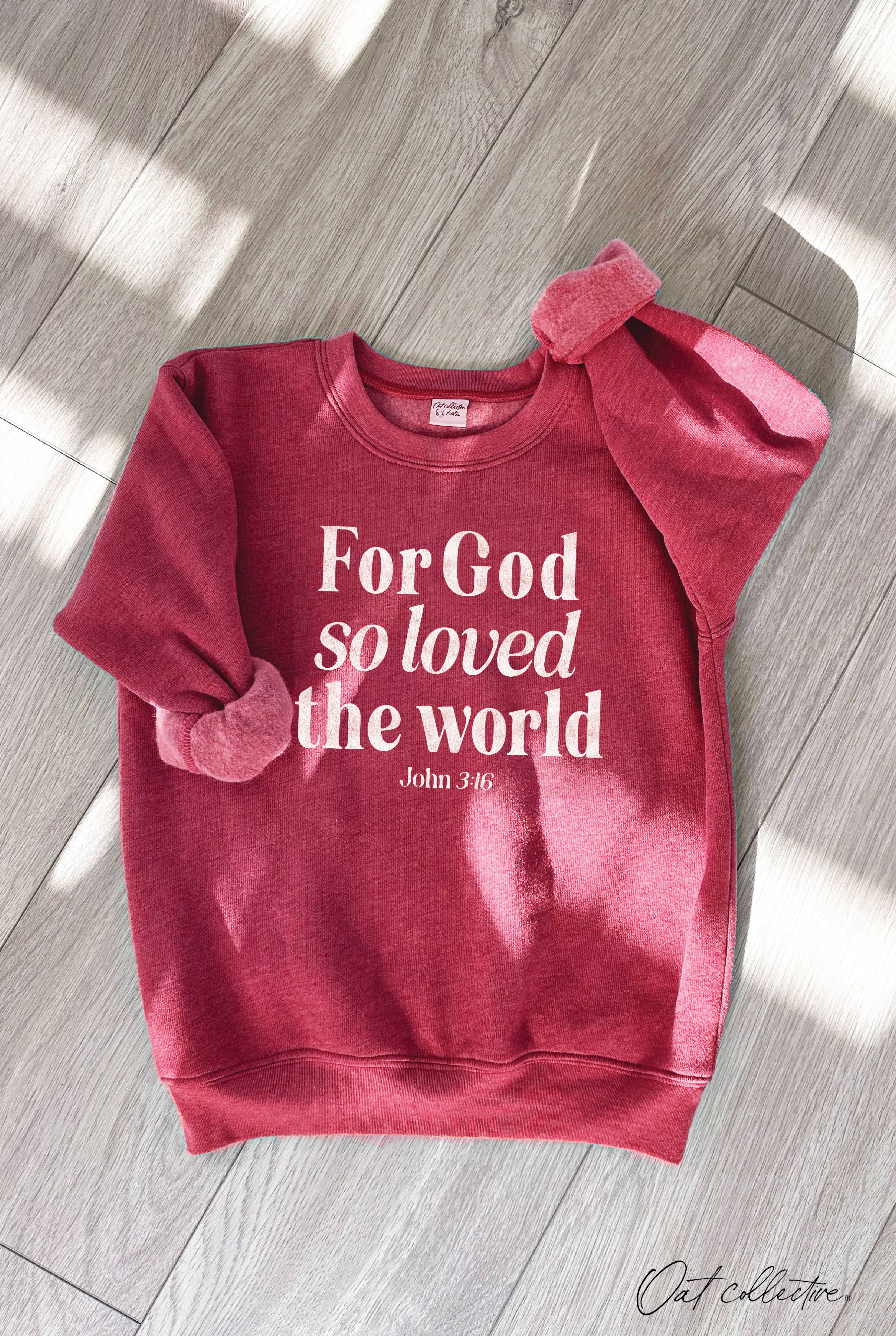 For God So Loved Youth Unisex Graphic Sweatshirt T-Shirts, Hoodie | PodTeesHub.com