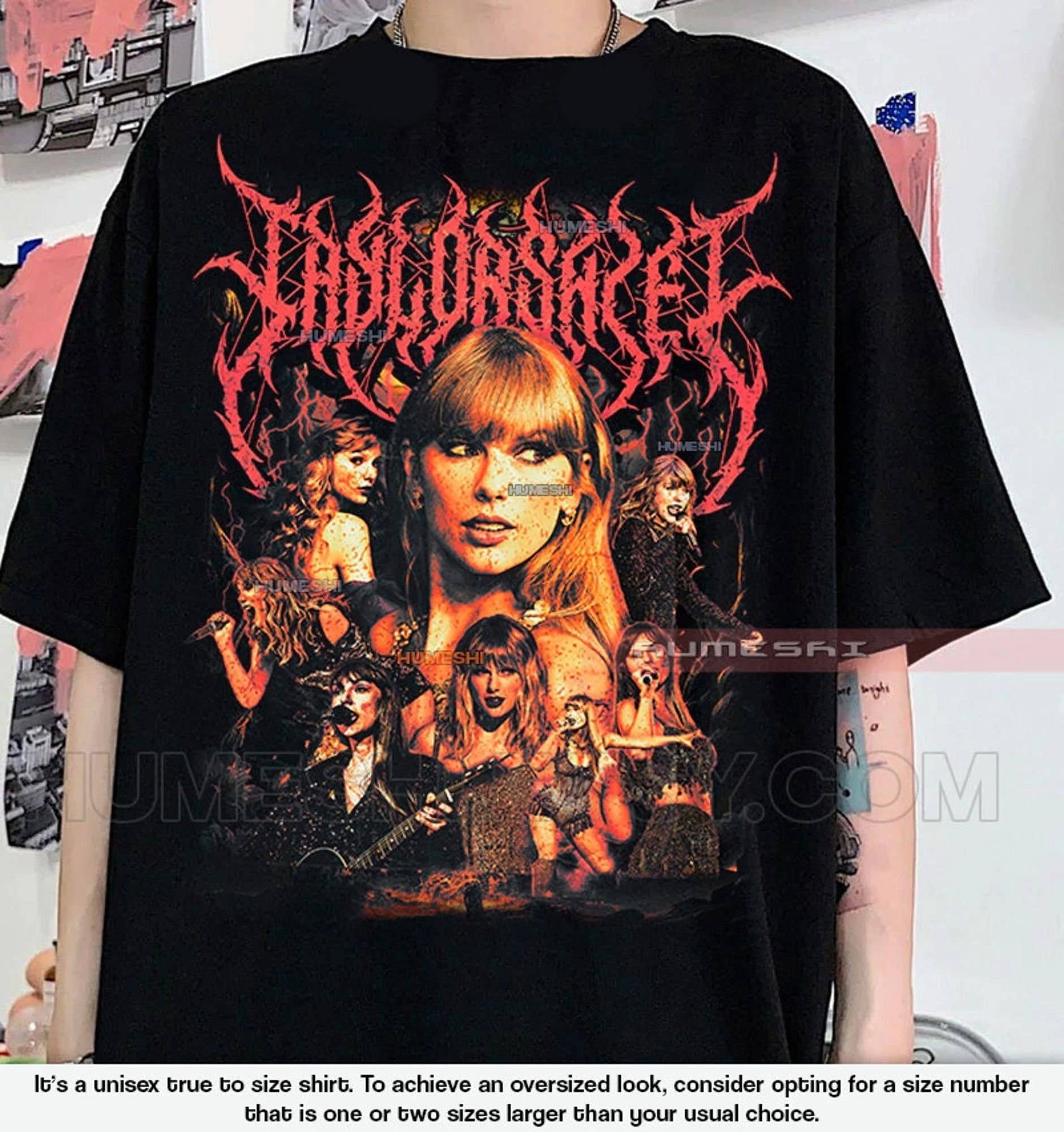 Heavy Metal Aesthetic Swiftie Shirt - Eras Tour Unisex Hoodie, Sweatshirt | PodTeesHub.com