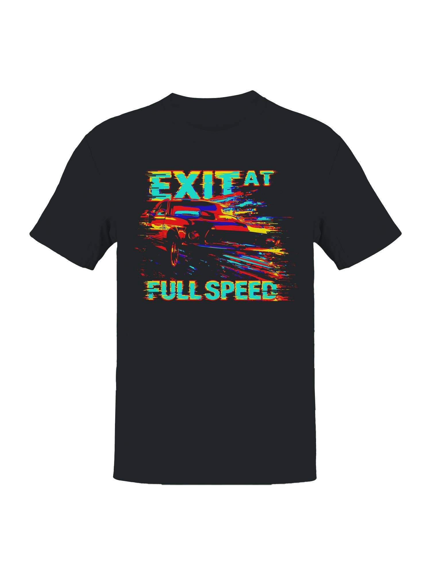 Exit At Full Speed Artwork Men's T-Shirt Hoodie, Sweatshirt | PodTeesHub.com