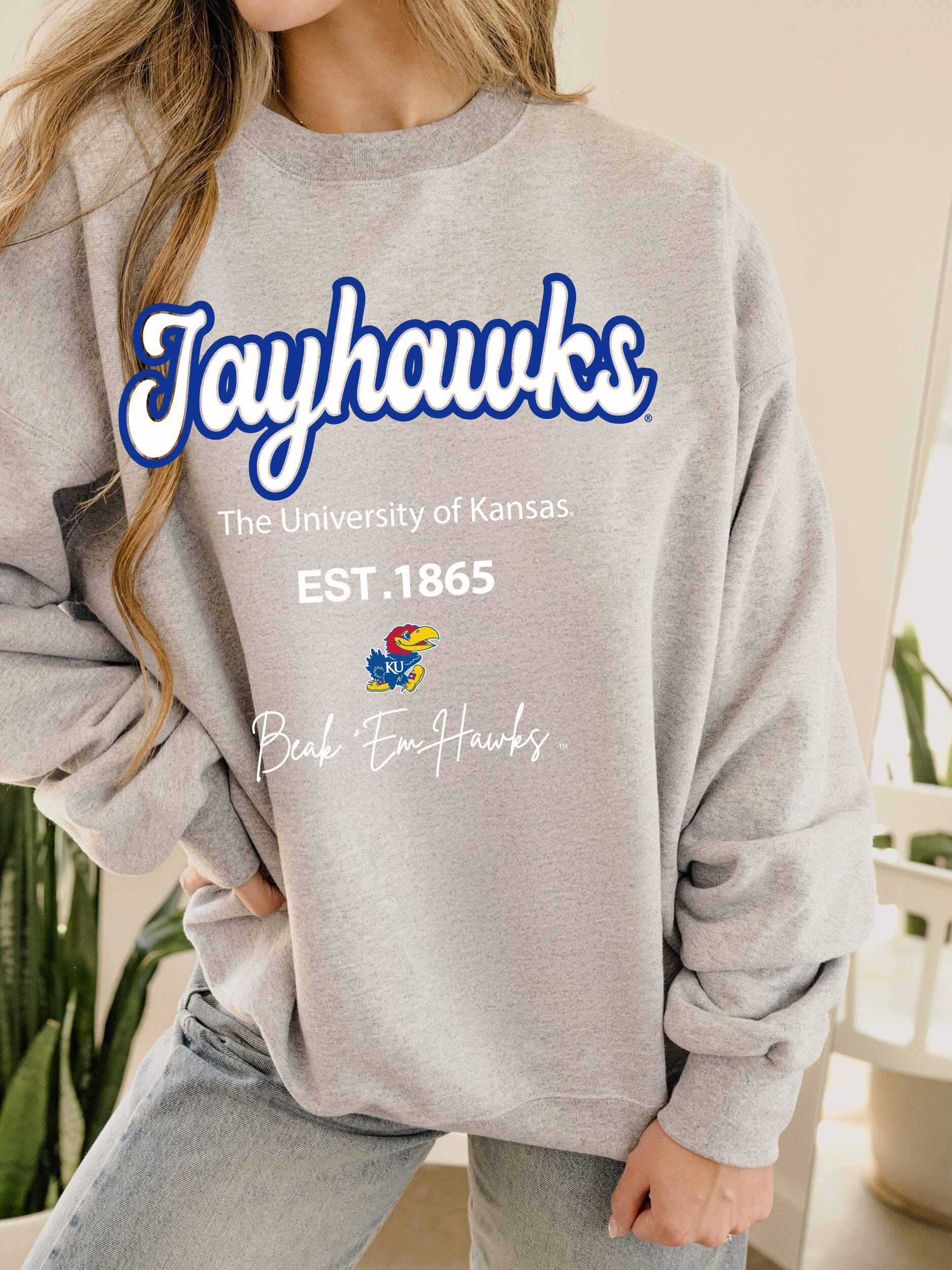 Ku Jayhawks Letterman Gray Chrome Hi-Dive Sweatshirt T-Shirts, Hoodie | PodTeesHub.com