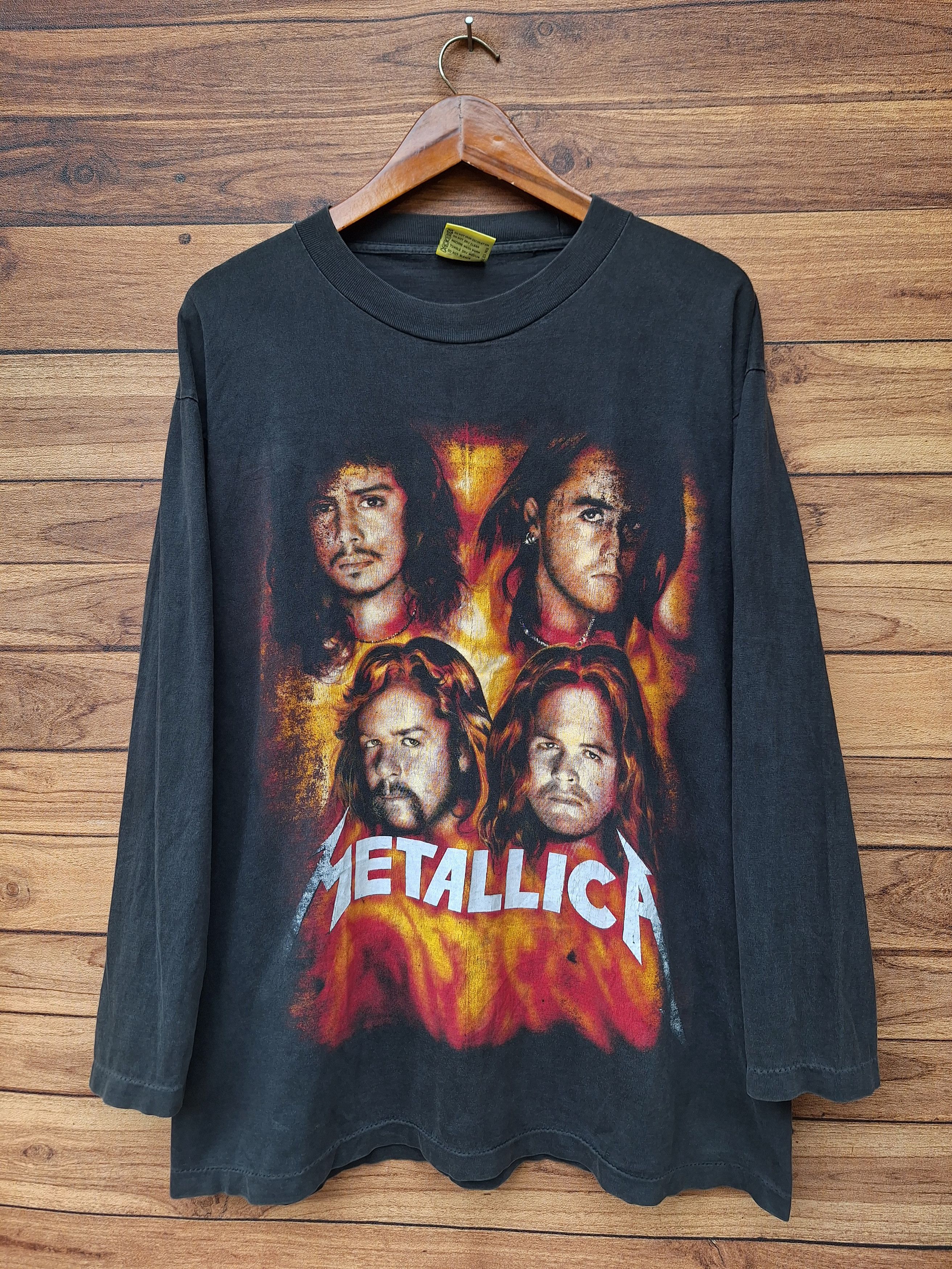 Rare Vintage 90s Metallica Longsleeve Album Metal Tee Hoodie, Sweatshirt | PodTeesHub.com