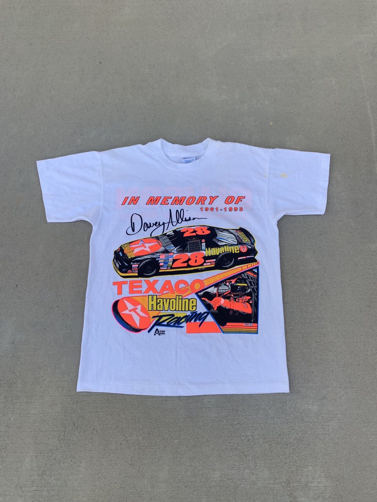 Vintage 1993 Nascar Davey Allison T Shirt Hoodie, Sweatshirt | PodTeesHub.com