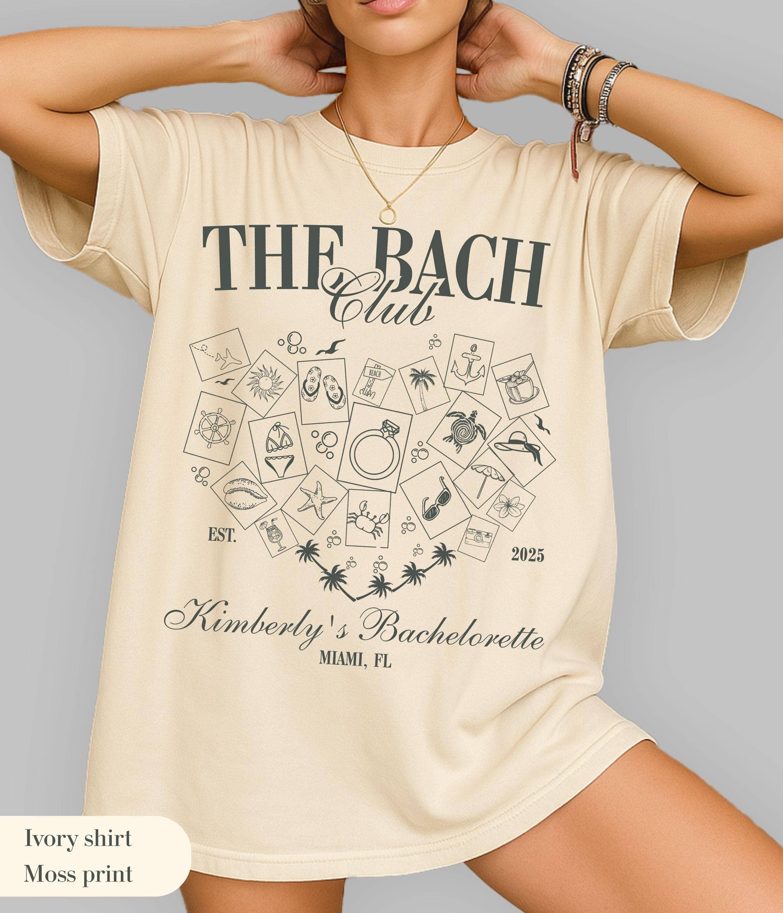 Bach Club Bachelorette Shirt - Custom Beach Party Tees Hoodie, Sweatshirt | PodTeesHub.com