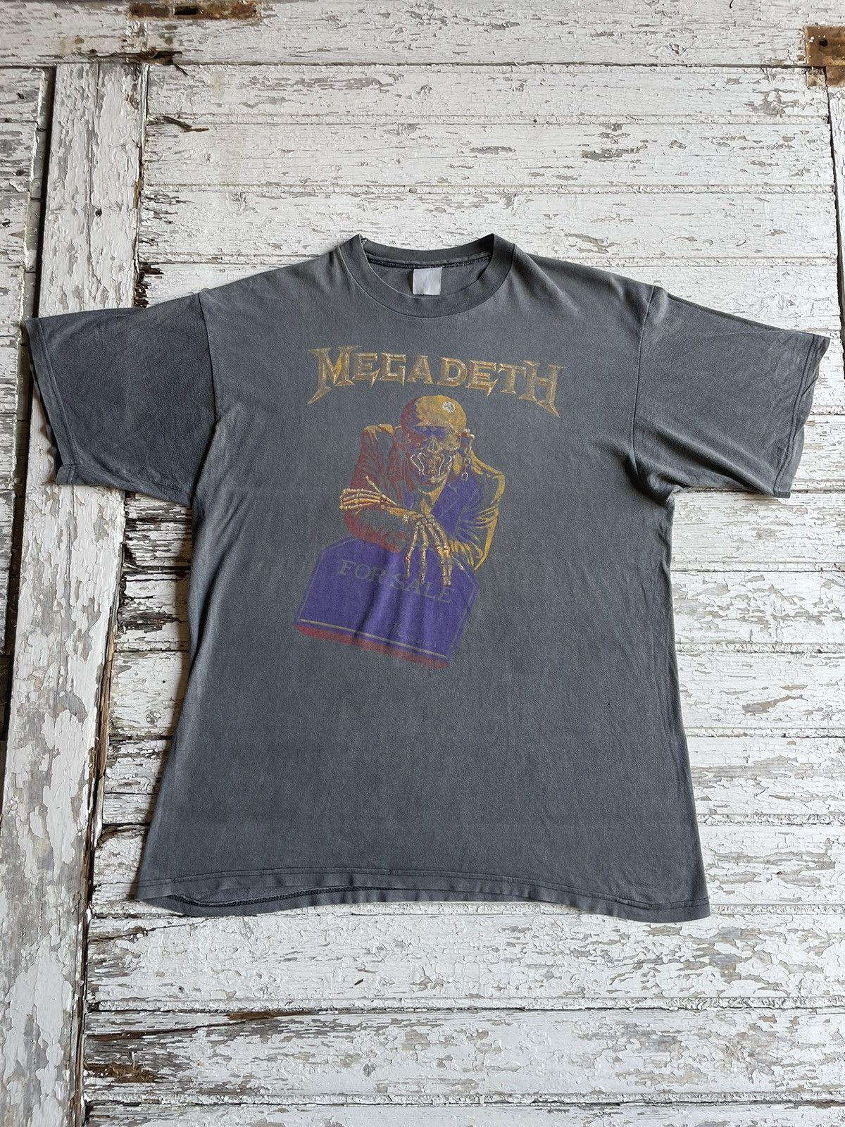 Megadeth X Vintage 1987 Megadeth Peace Sells Faded Size Xl T-Shirts, Hoodie, Sweatshirt | PodTeesHub.com