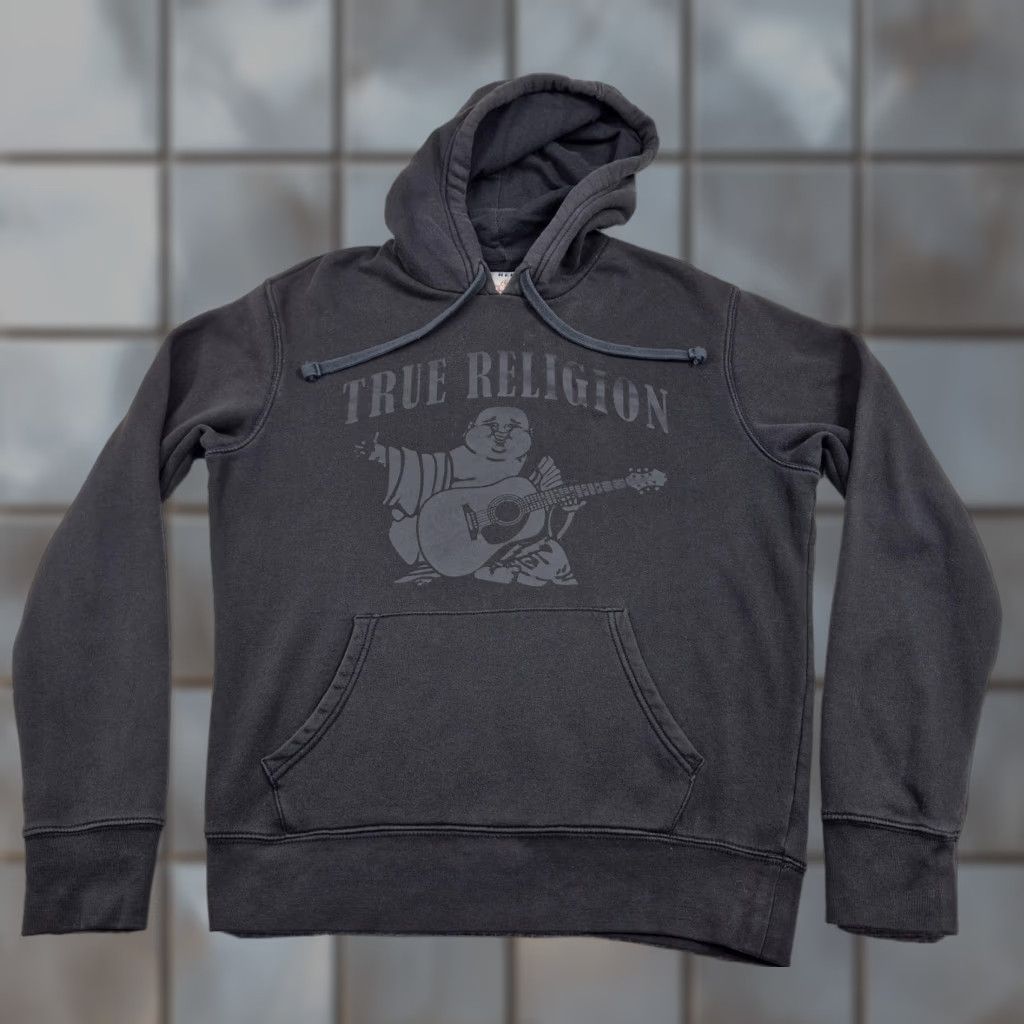 Religion True Religion M Gray Buddha Guitar Grap T-Shirts, Hoodie, Sweatshirt