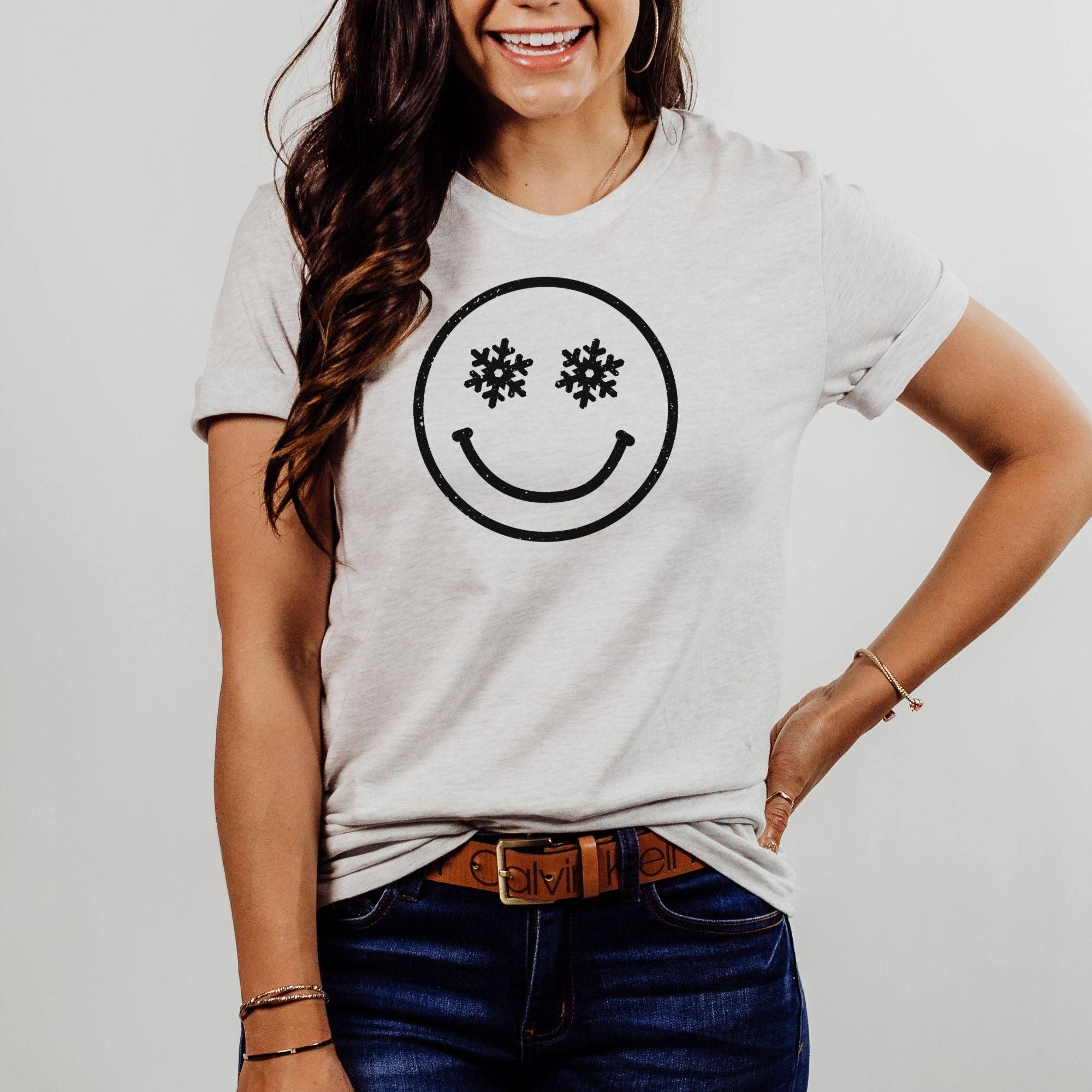 Snow Happy Tshirt Nature Graphic Tee *Unisex Fit*235 Hoodie, Sweatshirt | PodTeesHub.com