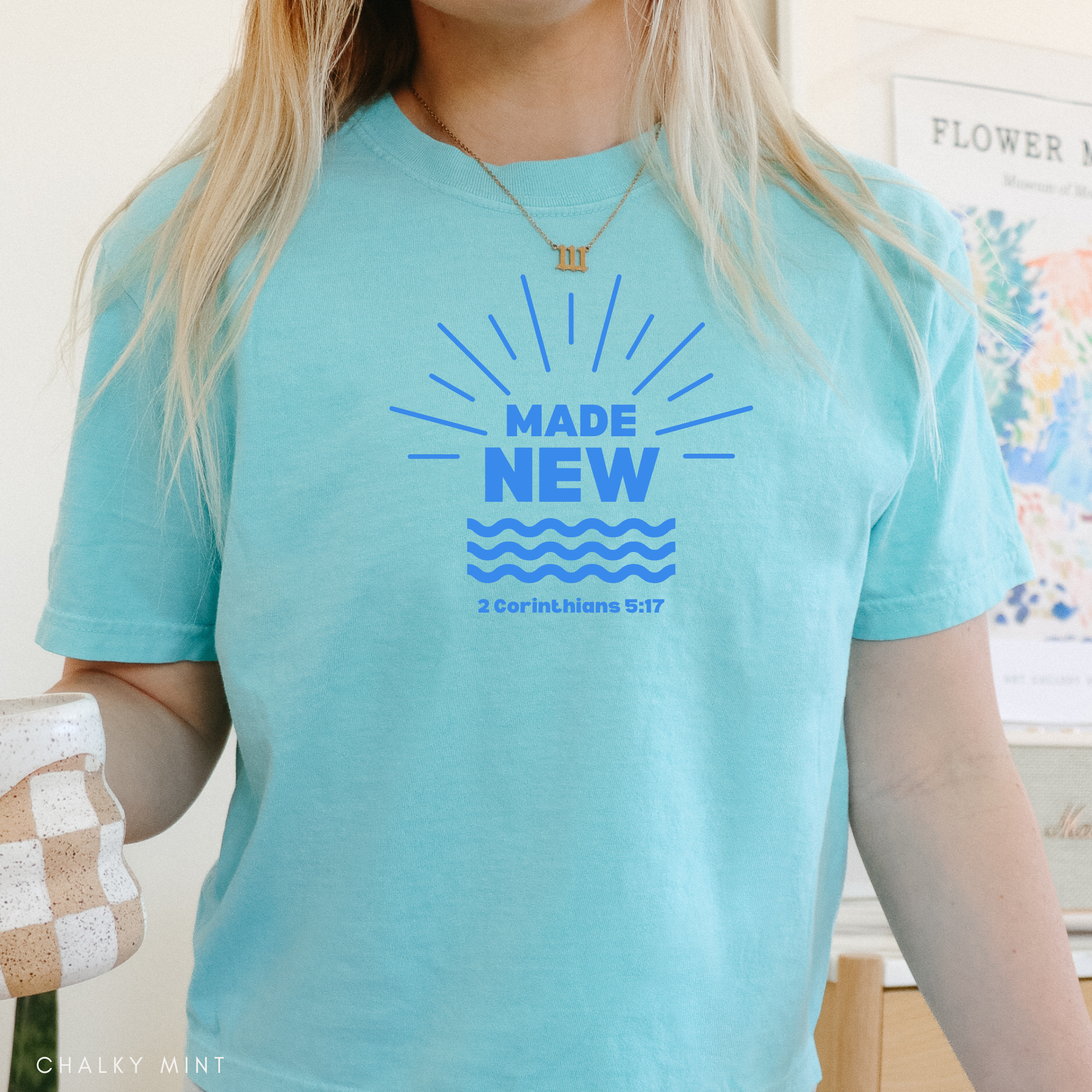 Made New Baptism Christian Graphic T-Shirt Hoodie, Sweatshirt | PodTeesHub.com