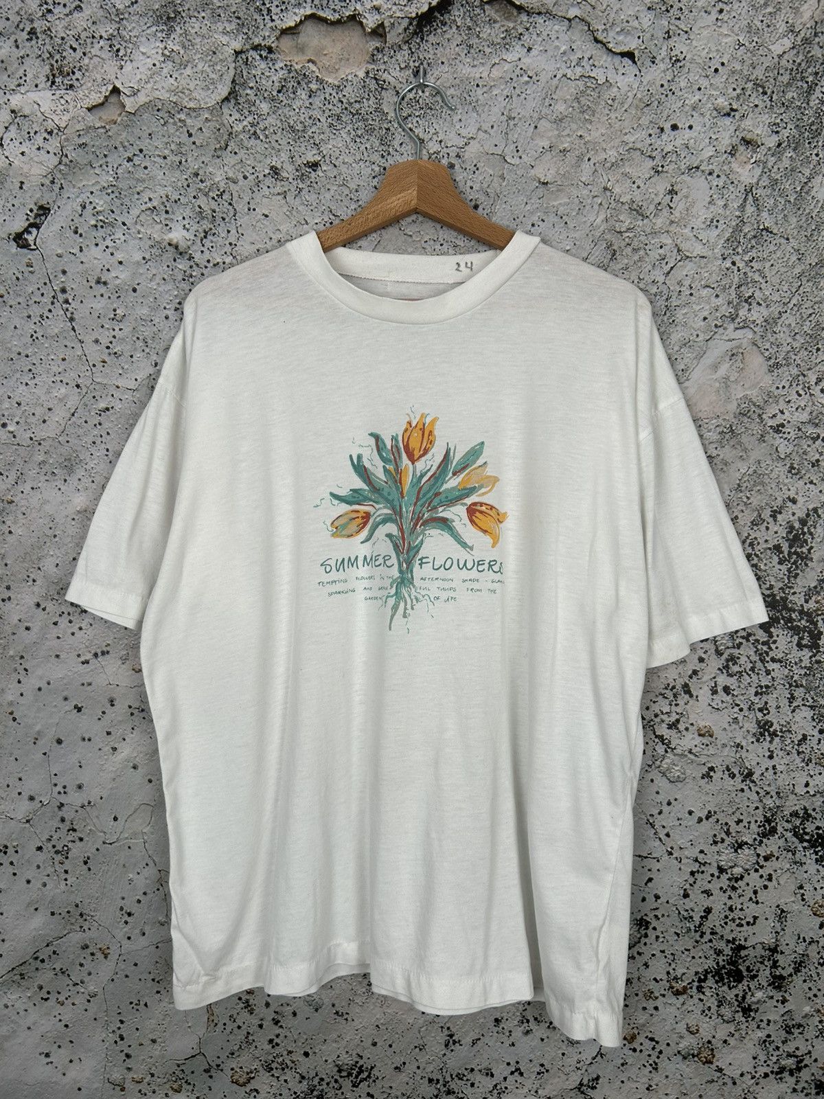 Vintage Flowers Graphic Tee 90s Streetwear Grunge Rock Hoodie, Sweatshirt | PodTeesHub.com