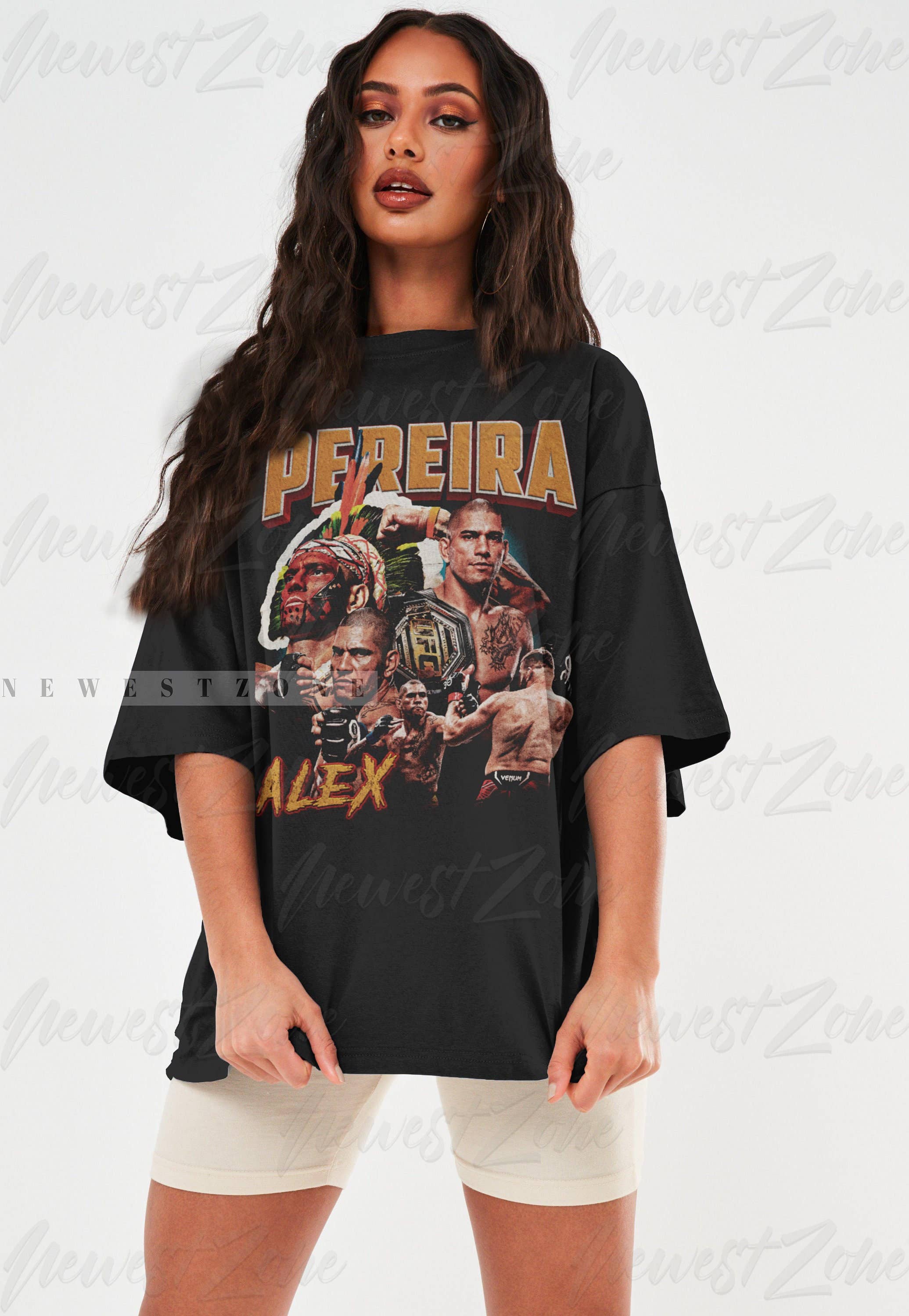 Alex Pereira Vintage Graphic Tee – Classic Fighter Shirt Hoodie, Sweatshirt | PodTeesHub.com