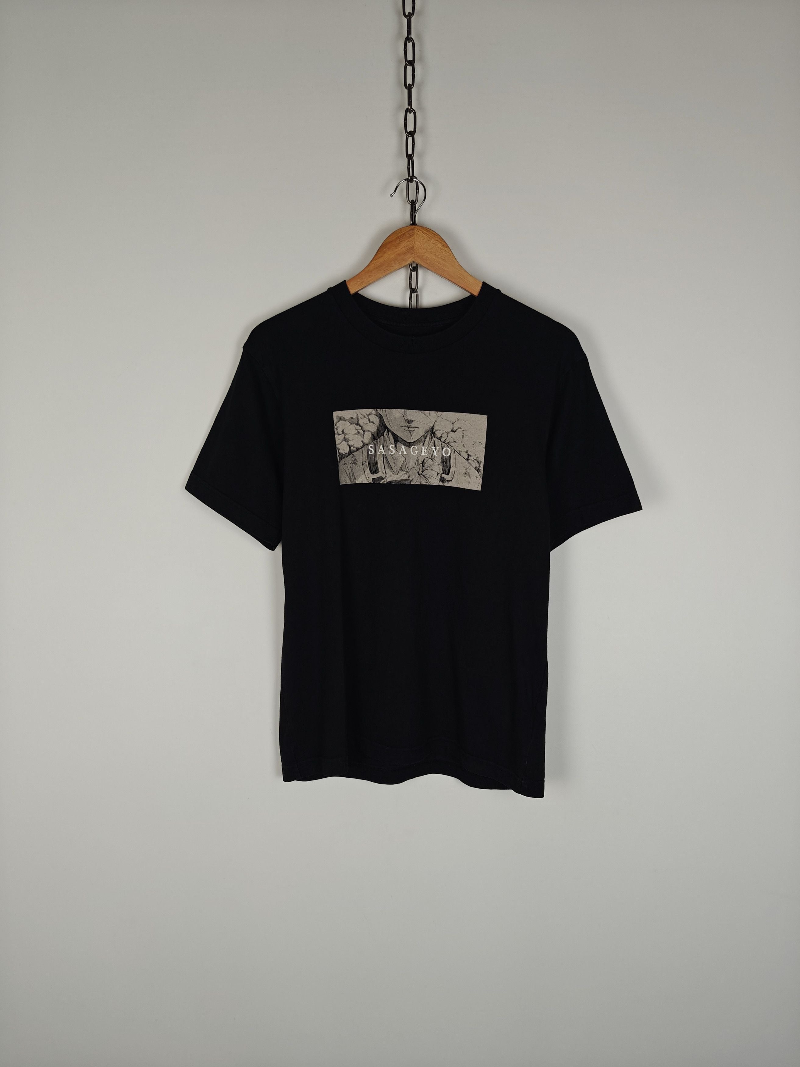 Attack On Titan T Shirt Sasageyo Logo Black Size S Hoodie, Sweatshirt | PodTeesHub.com