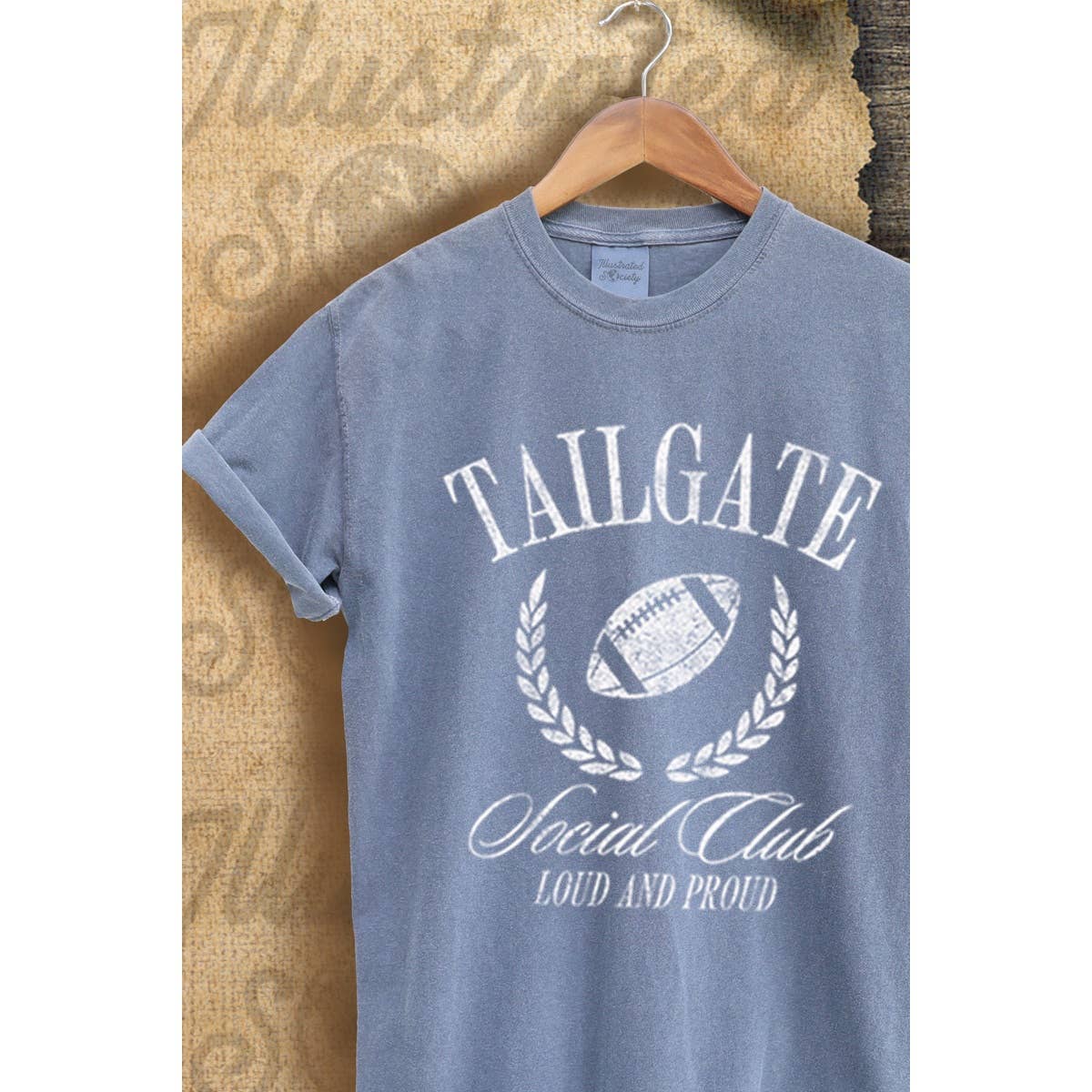 Tailgate Social Club Vintage Graphic Tee Hoodie, Sweatshirt | PodTeesHub.com