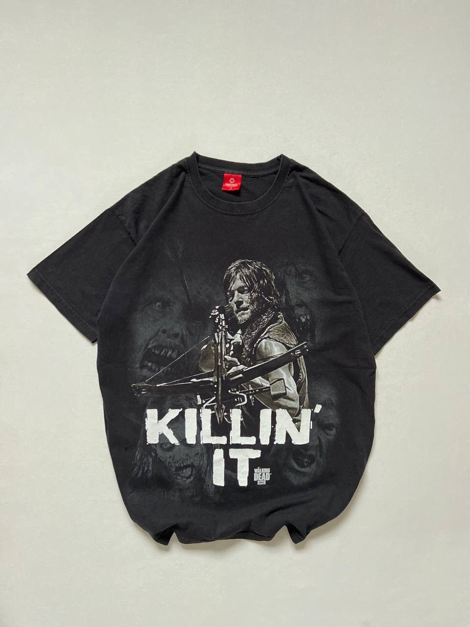 Vintage The Walking Dead 2014 Amc Film Holding Tee Hoodie, Sweatshirt | PodTeesHub.com