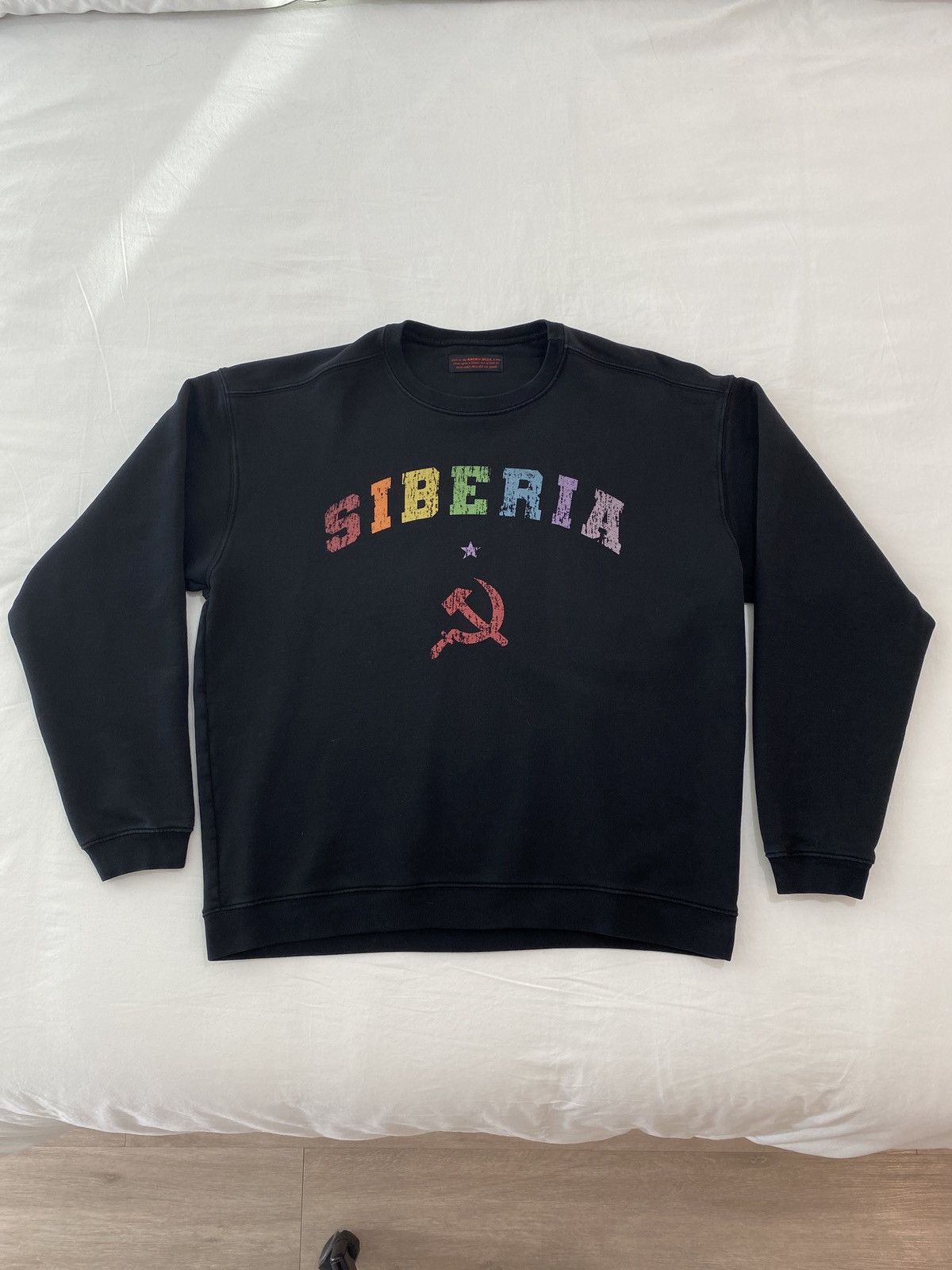 Hills Siberia Hills Fw19 Hammer And Sickle Siberian Blood Crewneck T-Shirts, Hoodie, Sweatshirt | PodTeesHub.com