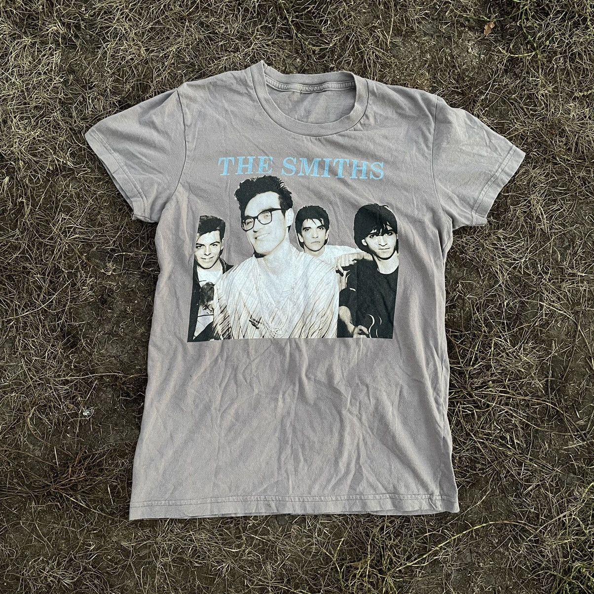 Band Tees Vintage Y2k The Smiths Faded Tee Face Horror Print Band Rock Hoodie, Sweatshirt | PodTeesHub.com