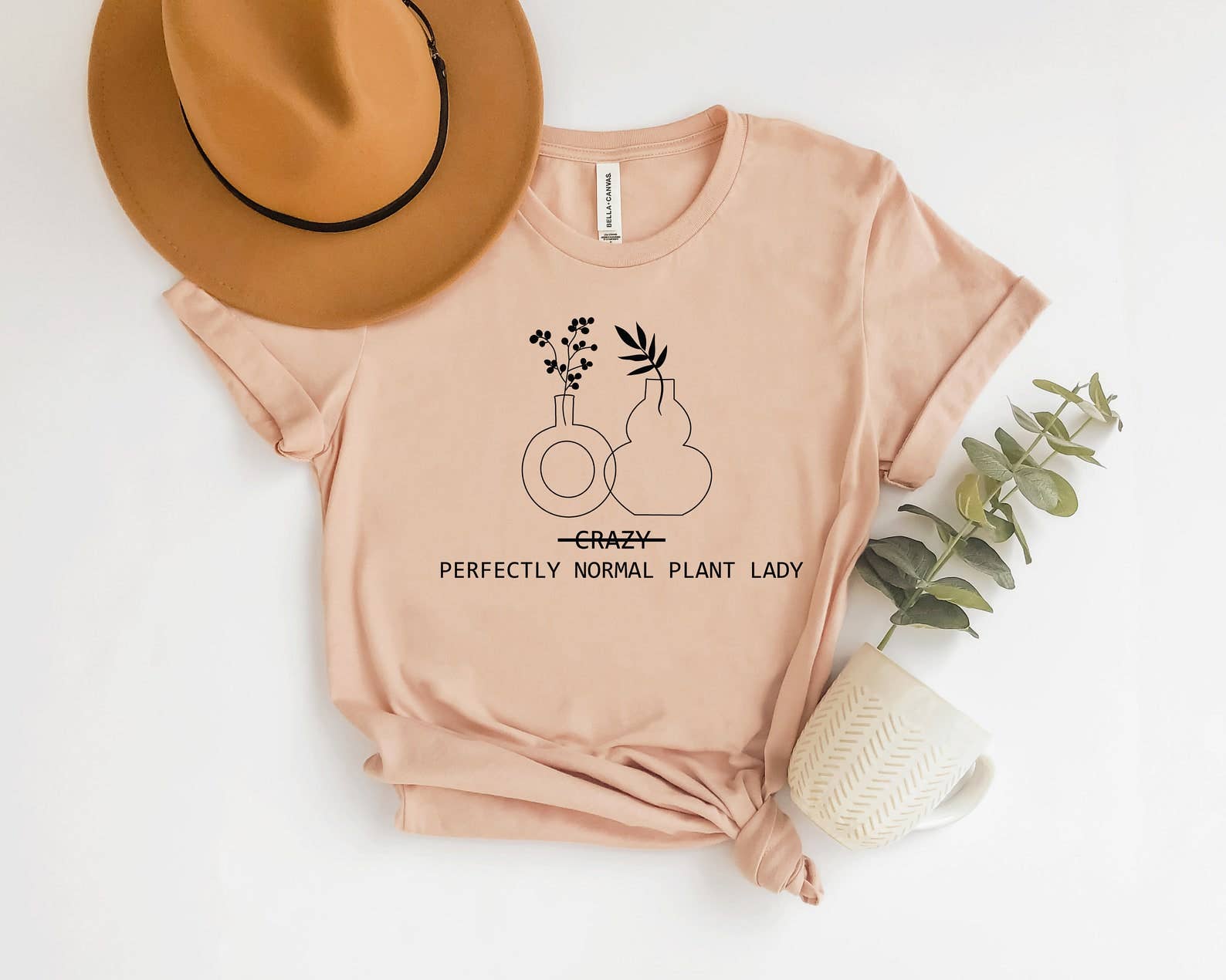 Crazy Perfectly Normal Plant Lady T-Shirt Hoodie, Sweatshirt | PodTeesHub.com