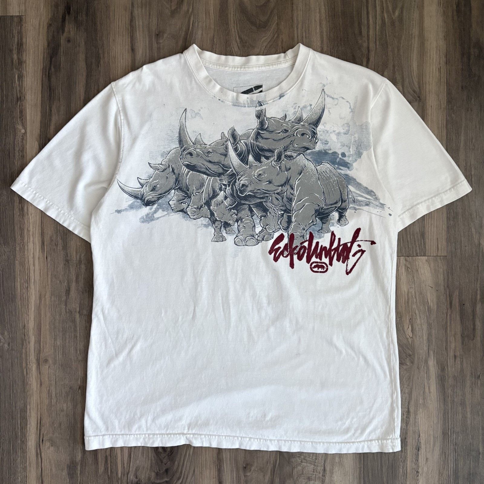 Vintage Y2k Ecko Unltd T Shirt Men S Size L White Graffiti Hoodie, Sweatshirt | PodTeesHub.com
