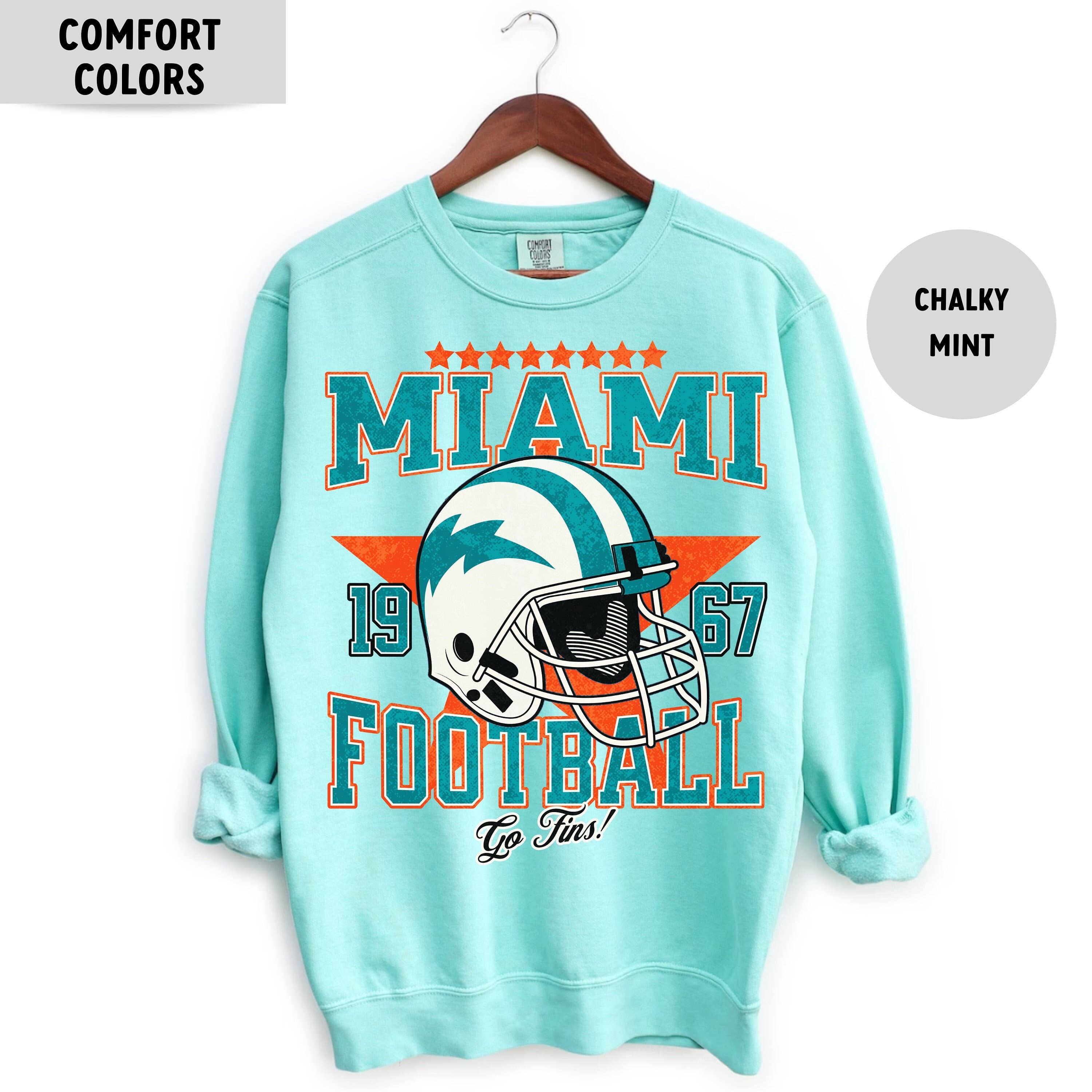 Vintage Miami Football Sweatshirt Dolphin Gift T-Shirts, Hoodie | PodTeesHub.com