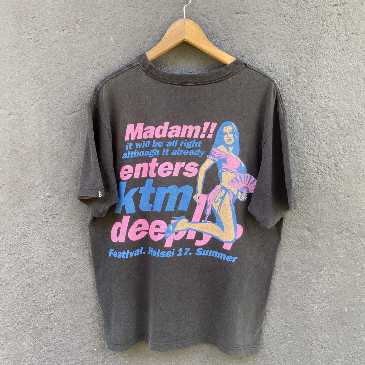 Vintage Thrashed Faded Naked Girl Ktm Tee Hoodie, Sweatshirt | PodTeesHub.com