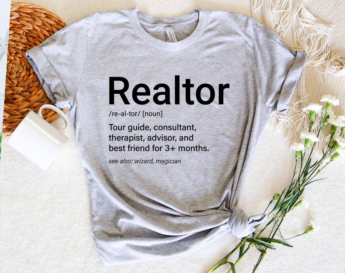 Realtor Definition - Funny Realtor T-Shirt Hoodie, Sweatshirt | PodTeesHub.com