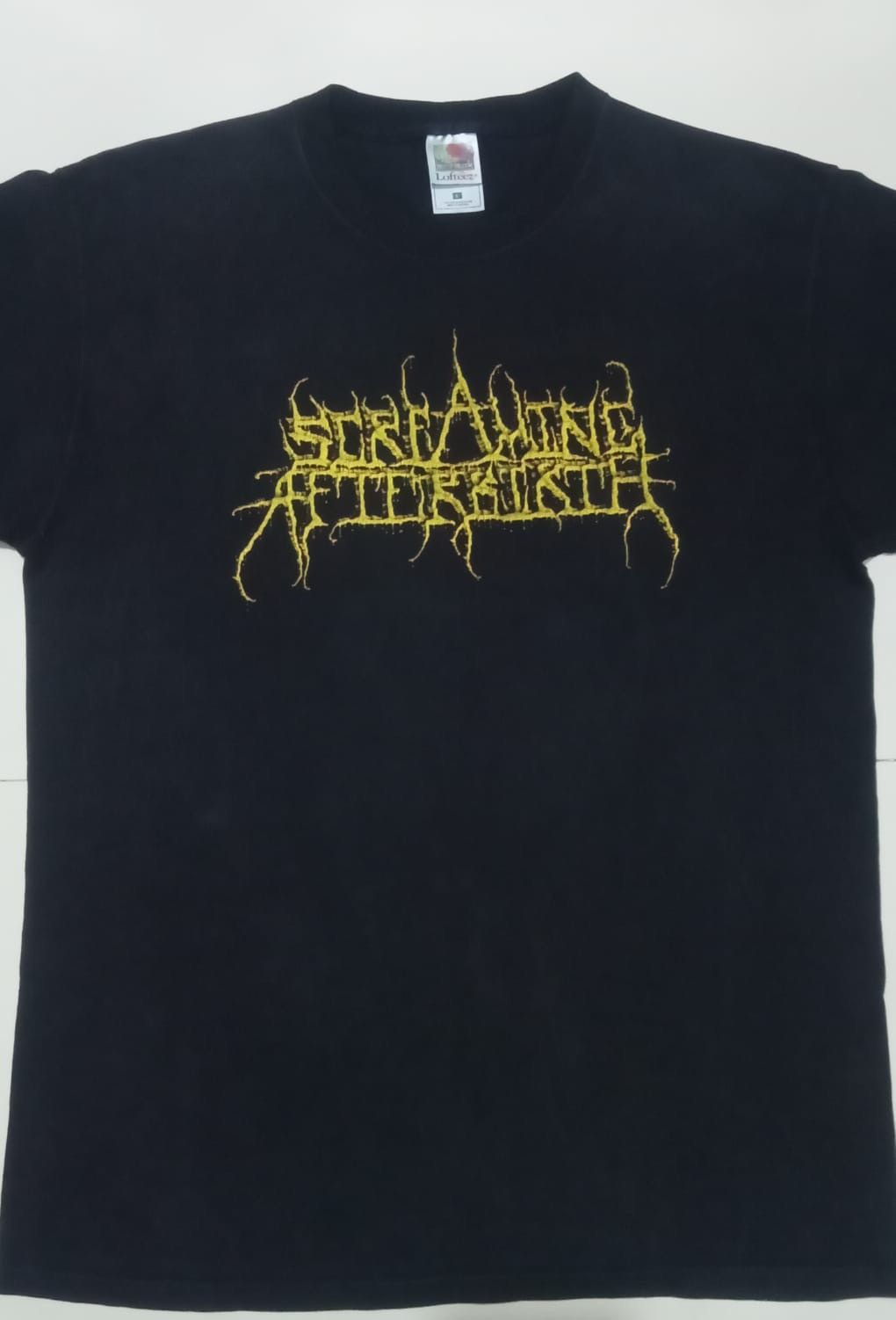 Band Tees Vintage Screaming Afterbirth Logo Brutal Death Metal Tee Hoodie, Sweatshirt | PodTeesHub.com