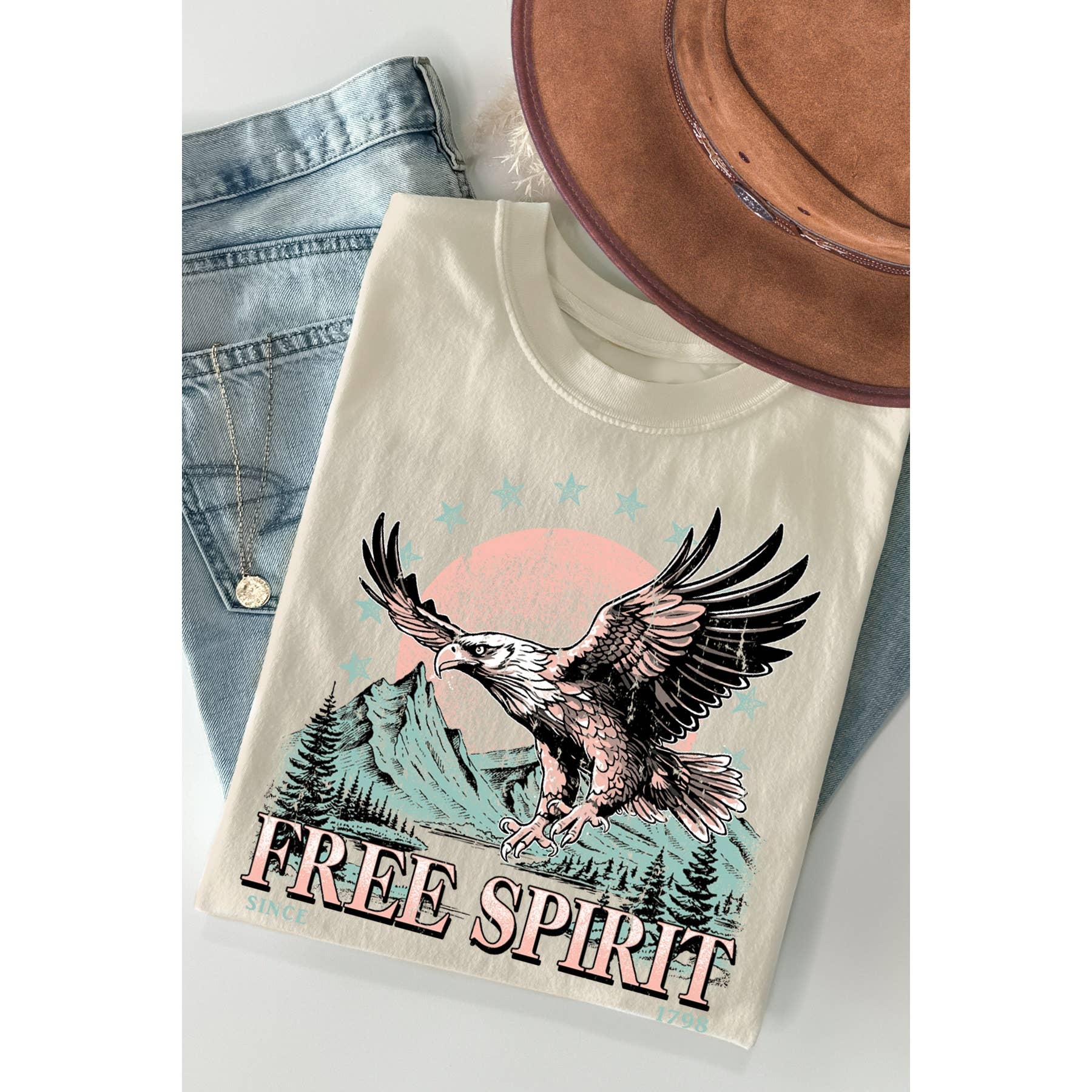 Free Spirit- Short Sleeve Tee Hoodie, Sweatshirt | PodTeesHub.com