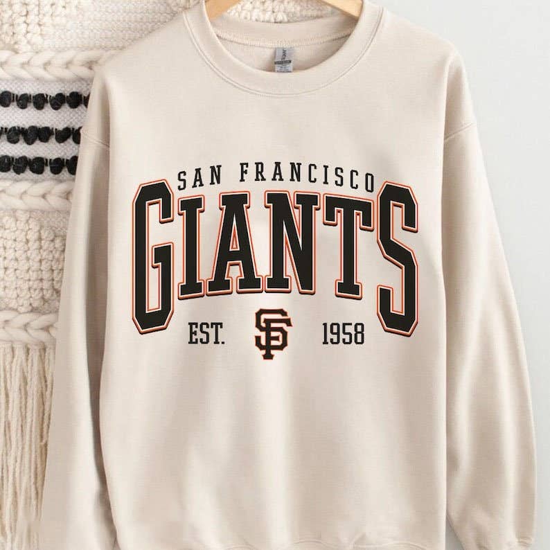 San Fran Giants Vintage Baseball Sweatshirt T-Shirts, Hoodie | PodTeesHub.com