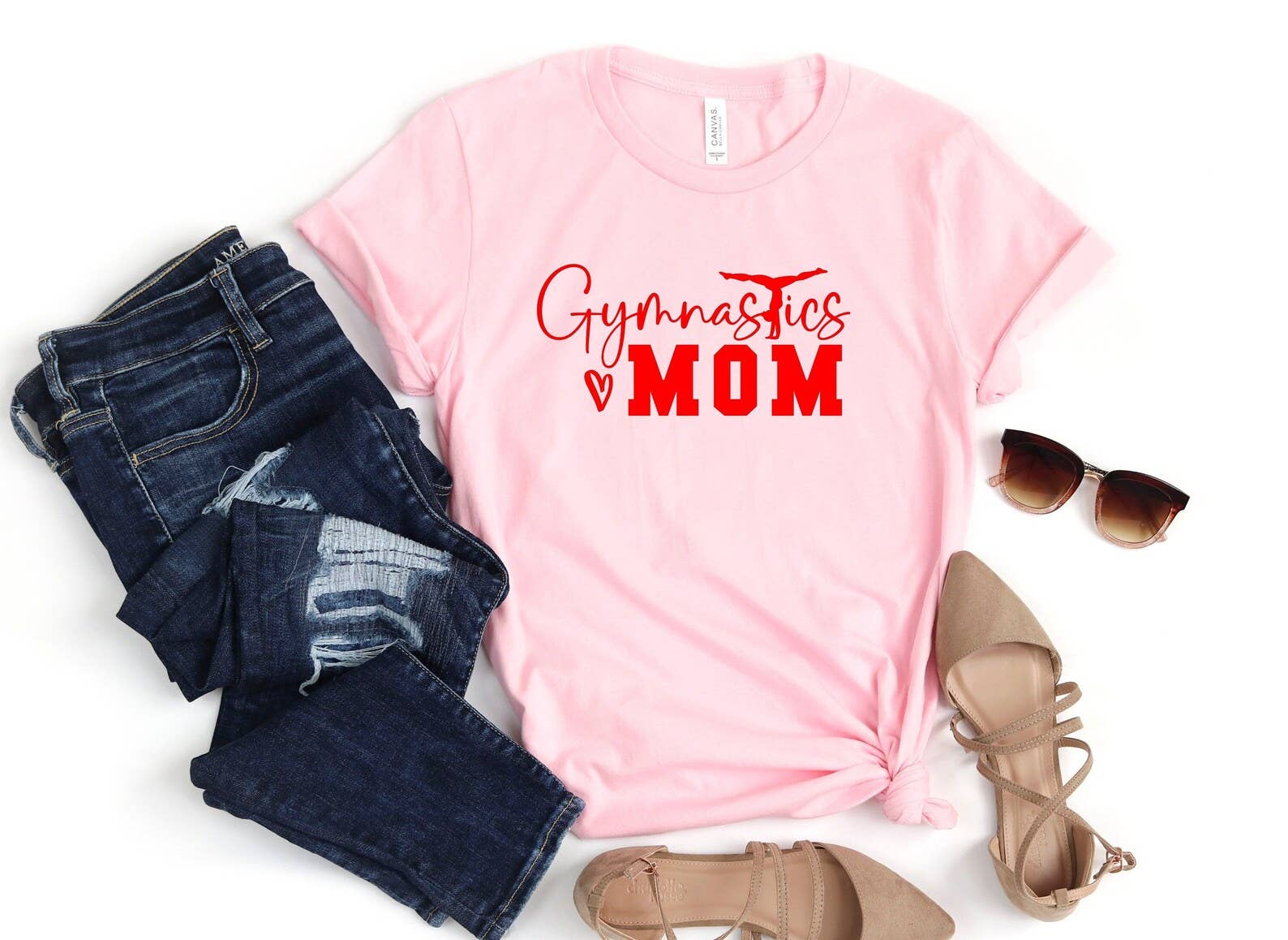 Gymnastics Mom T-Shirt Hoodie, Sweatshirt | PodTeesHub.com