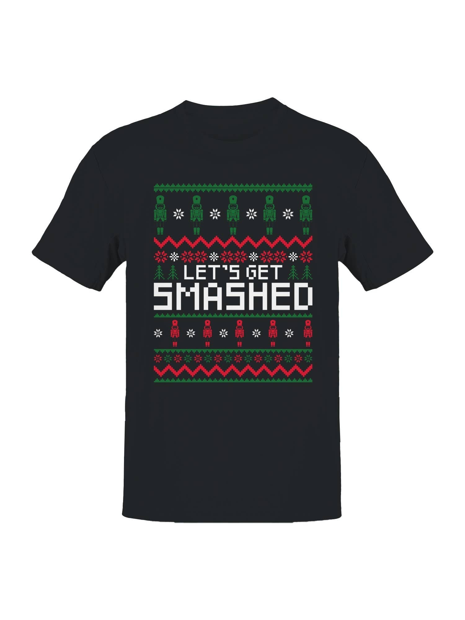 Festive Nutshell "Let's Get Smashed Men's T-Shirt Hoodie, Sweatshirt | PodTeesHub.com