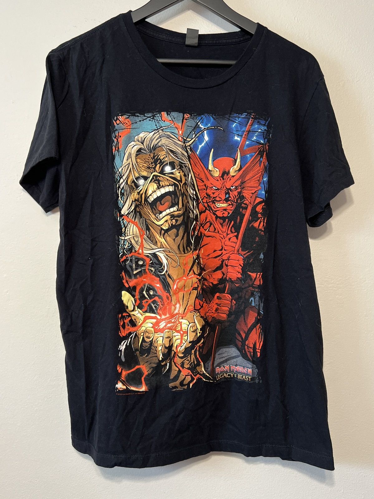 Maiden Iron Maiden T Shirt Men S Xl Black Legacy Of The Beast 2018 Hoodie, Sweatshirt | PodTeesHub.com