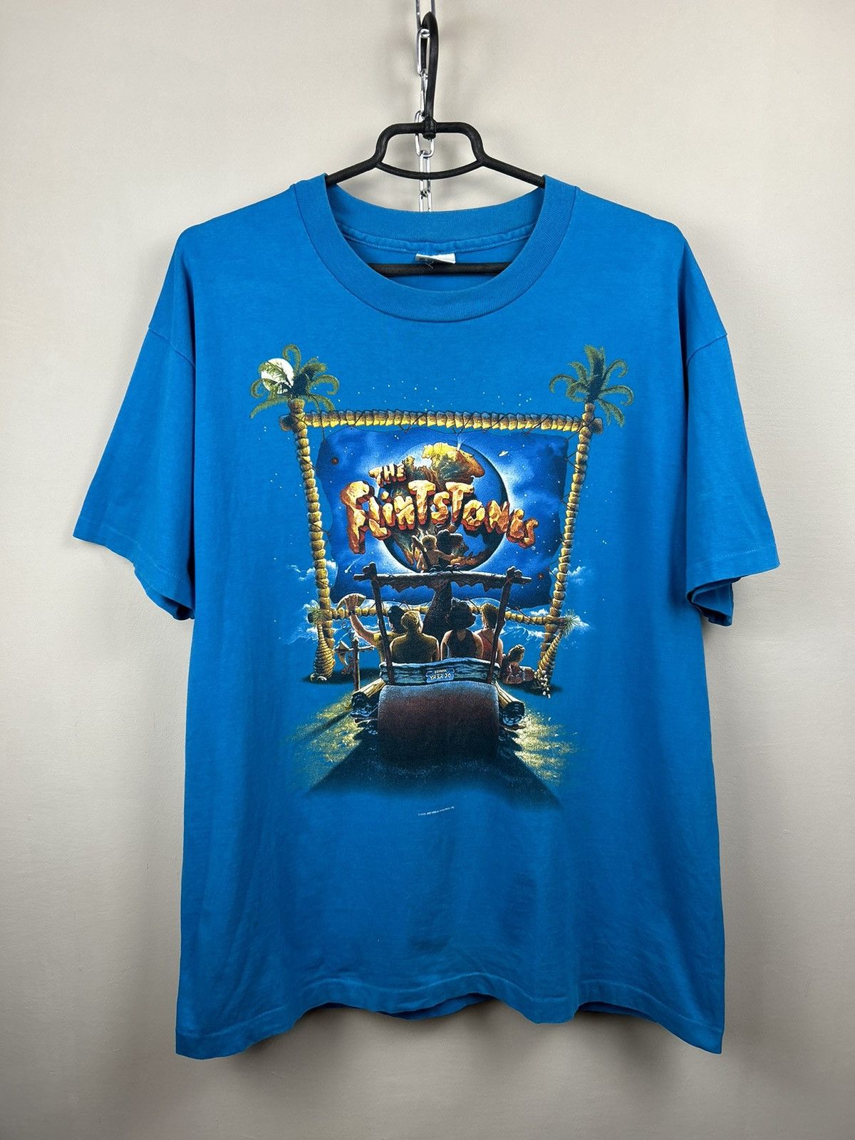 Vintage 90s The Flintstones American Comedy Film T Shirt Hoodie, Sweatshirt | PodTeesHub.com