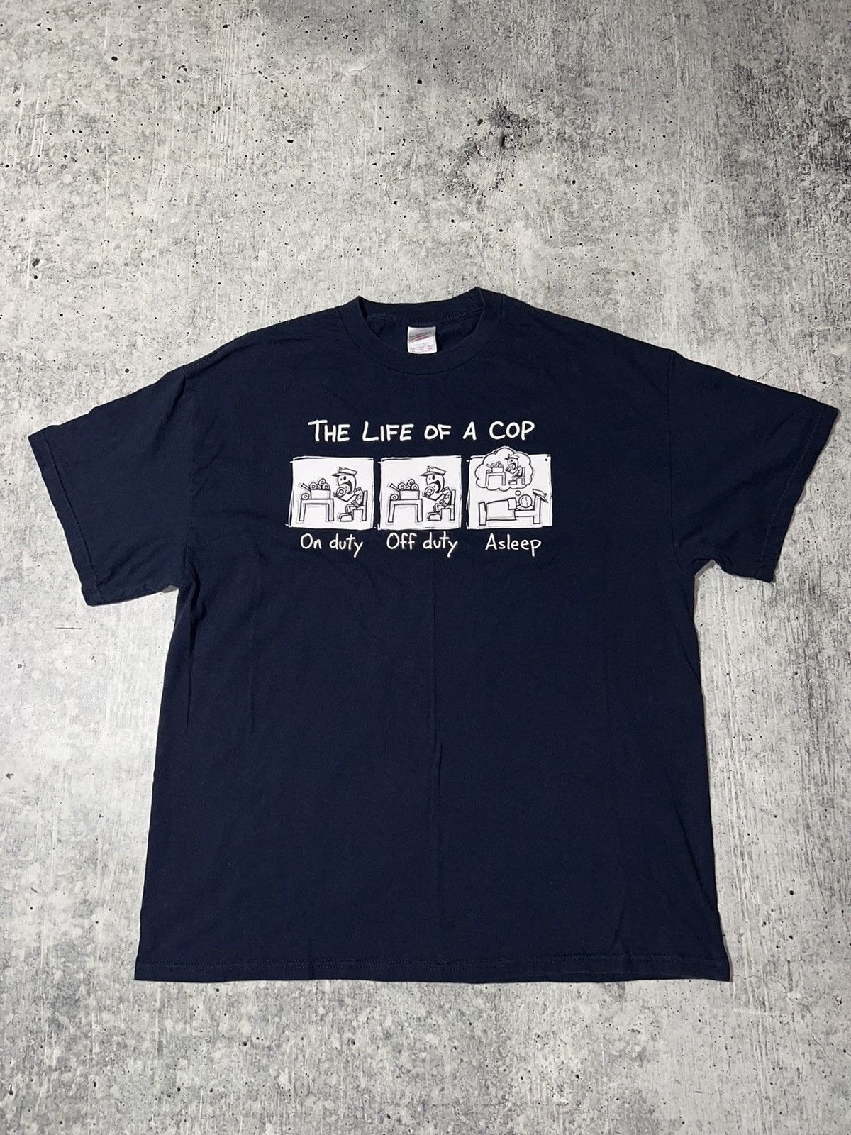 Vintage Y2k Life Of A Cop Funny Graphic Tee Hoodie, Sweatshirt | PodTeesHub.com