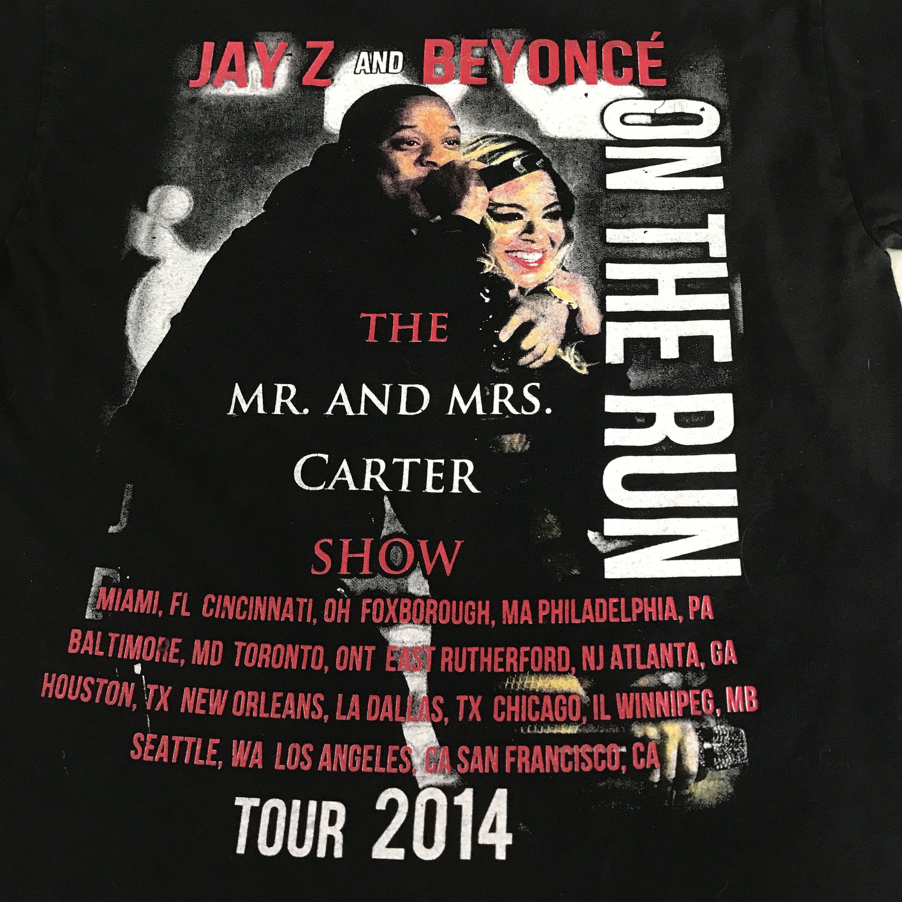 Jay Z X Rap Tees 2014 Beyonce And Jay Z On The Run Promo Tour Shirt Hoodie, Sweatshirt | PodTeesHub.com