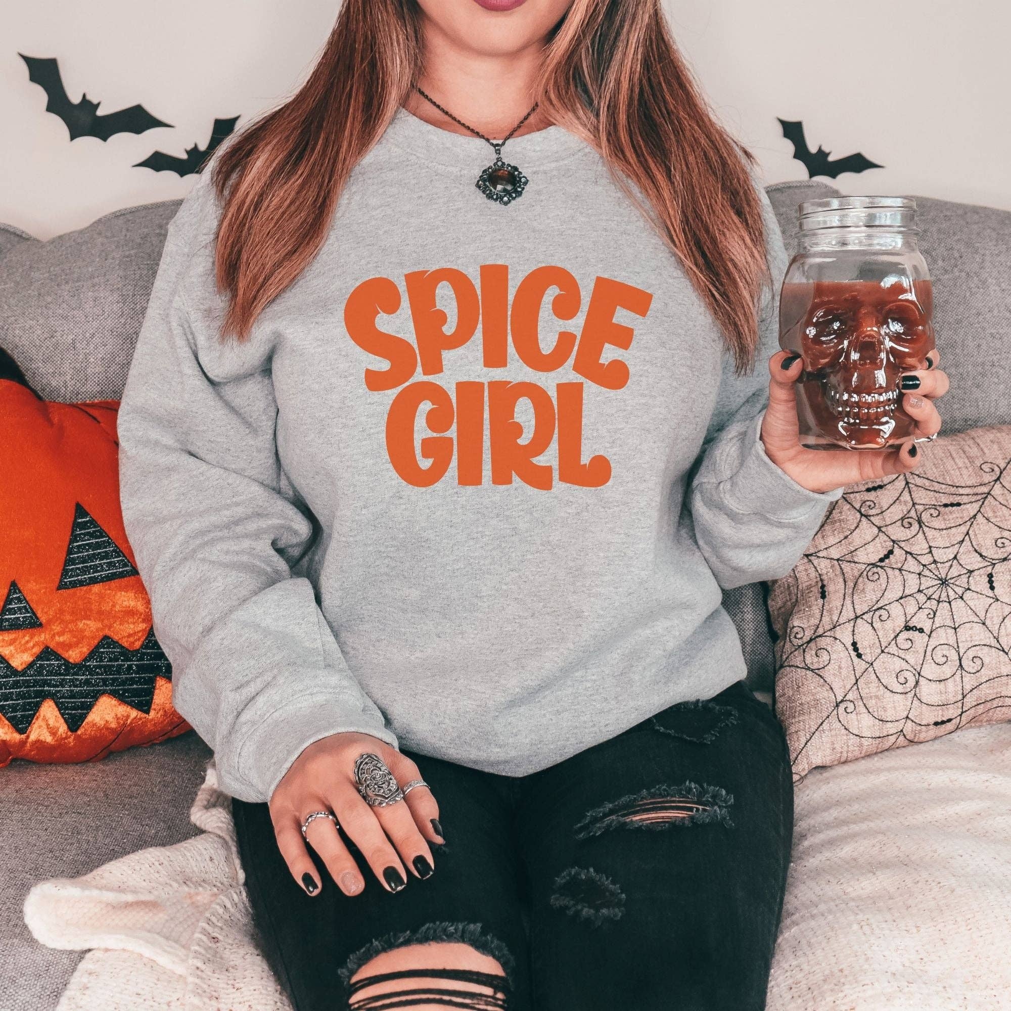 Spice Girl Halloween Unisex Crewneck Sweatshirt T-Shirts, Hoodie | PodTeesHub.com