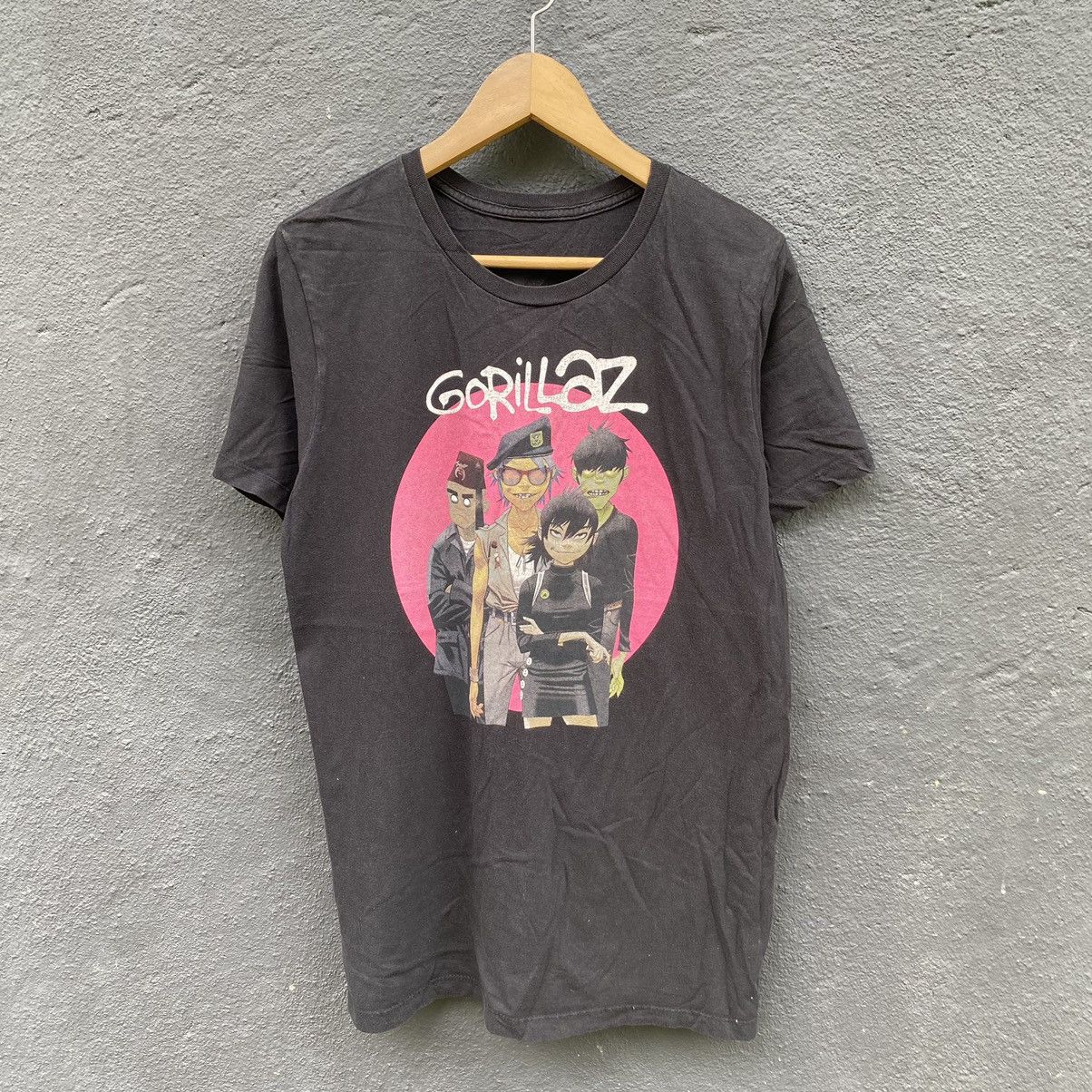 Band Tees Thrashed Faded Vintage Gorillaz Uk Band Erd Grunge Punk Tee Hoodie, Sweatshirt | PodTeesHub.com