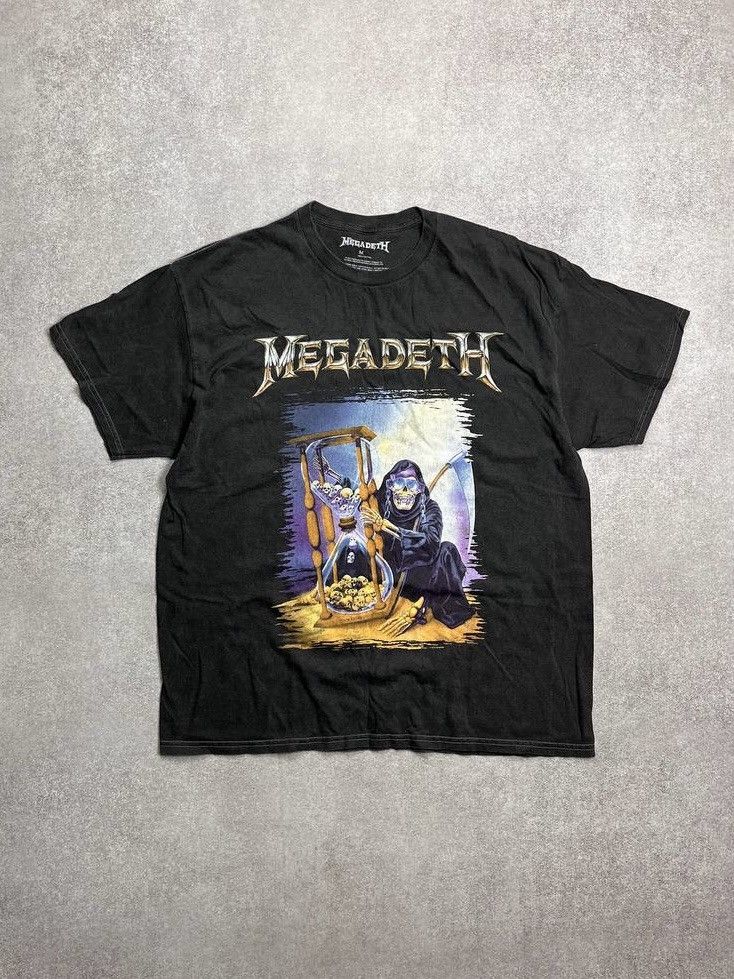 Megadeth X Vintage Vintage Megadeth Promo Graphic Boxy T Shirt M Hoodie, Sweatshirt | PodTeesHub.com