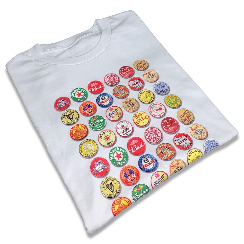 Vintage Beer Bottle Caps Vintage Y2k 90s T-Shirts, Hoodie, Sweatshirt