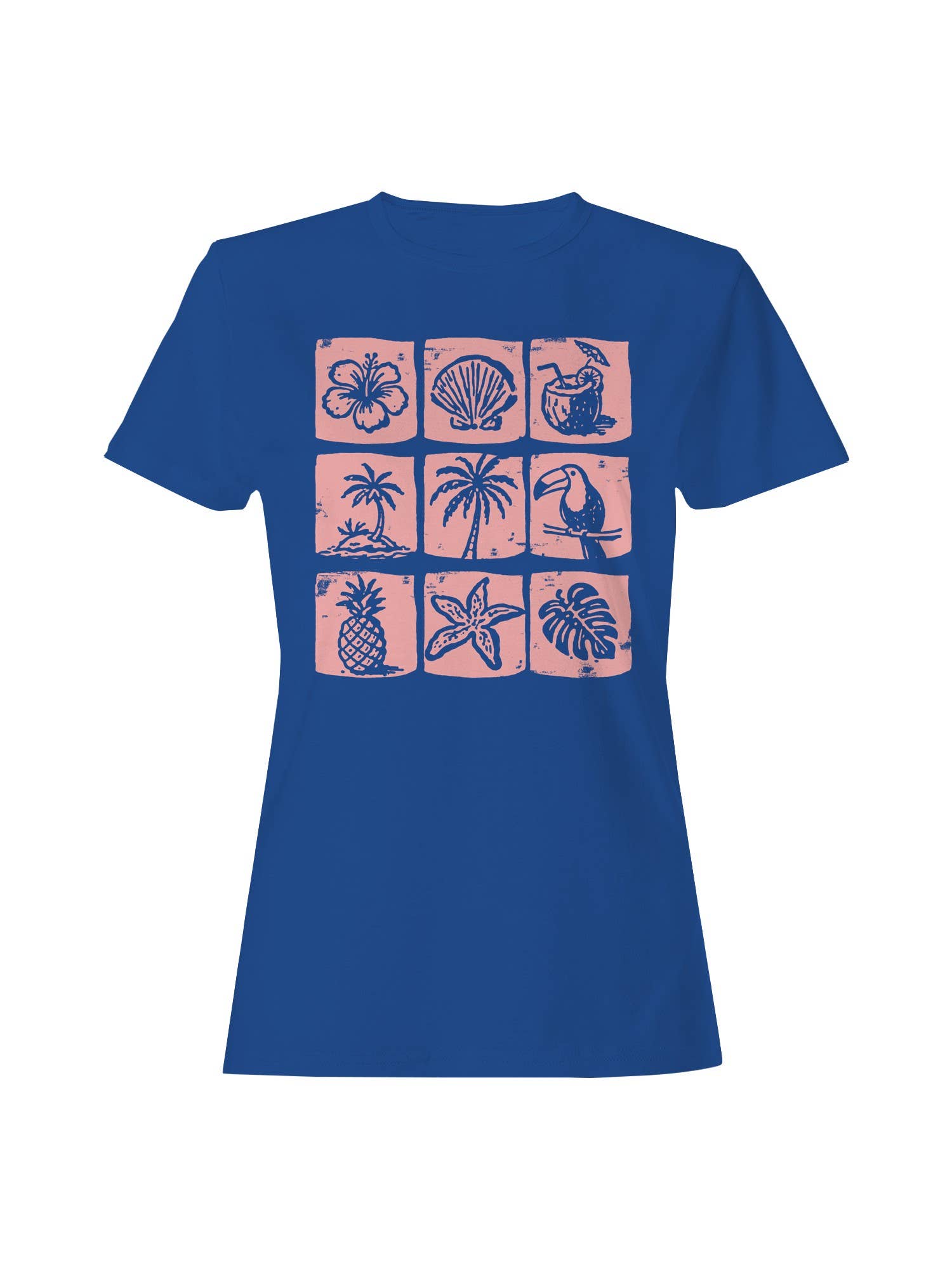 Tropical Icons: Paradise Vibes Women's T-Shirt Hoodie, Sweatshirt | PodTeesHub.com
