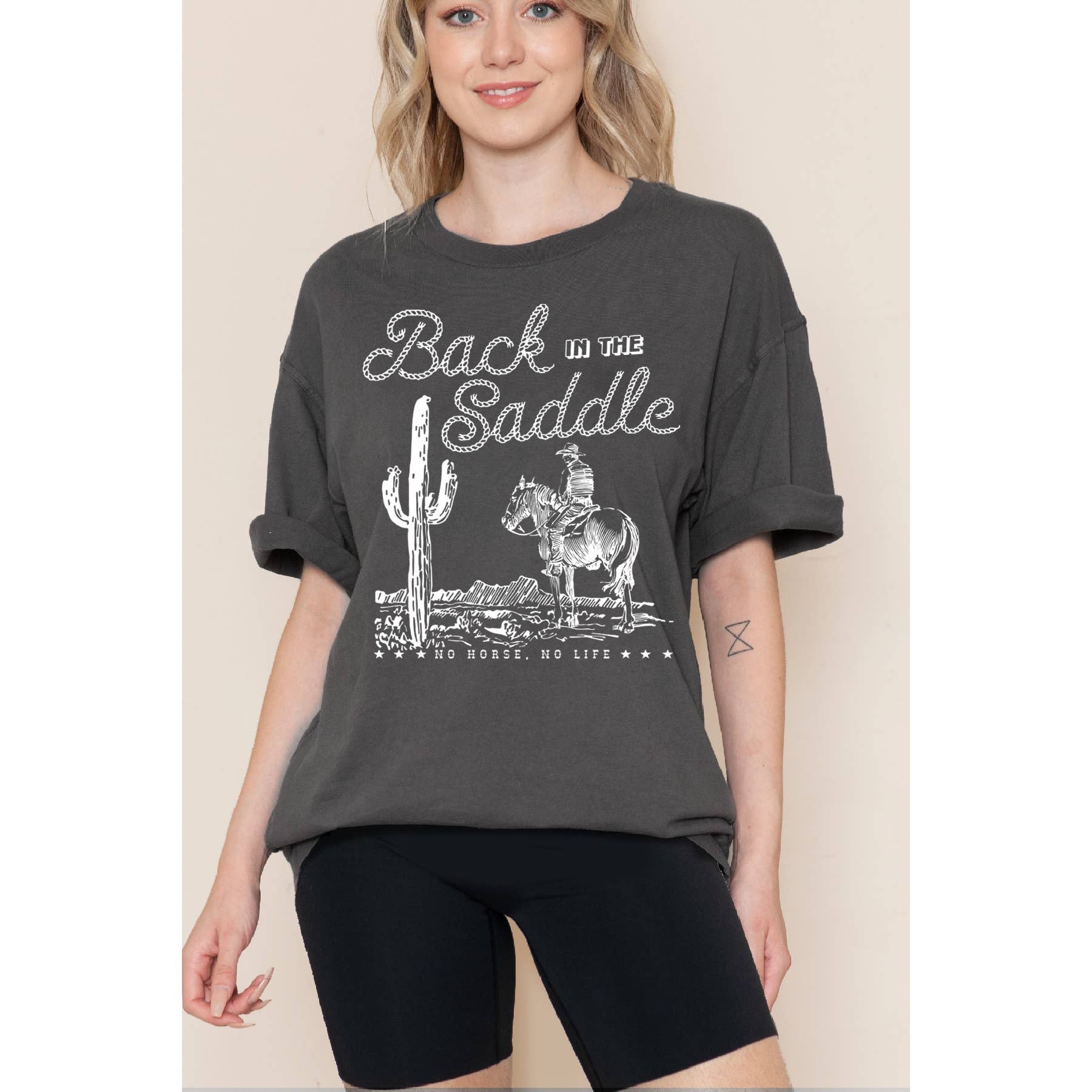 Back in the Saddle - Boots Oversized Unisex Tee Hoodie, Sweatshirt | PodTeesHub.com