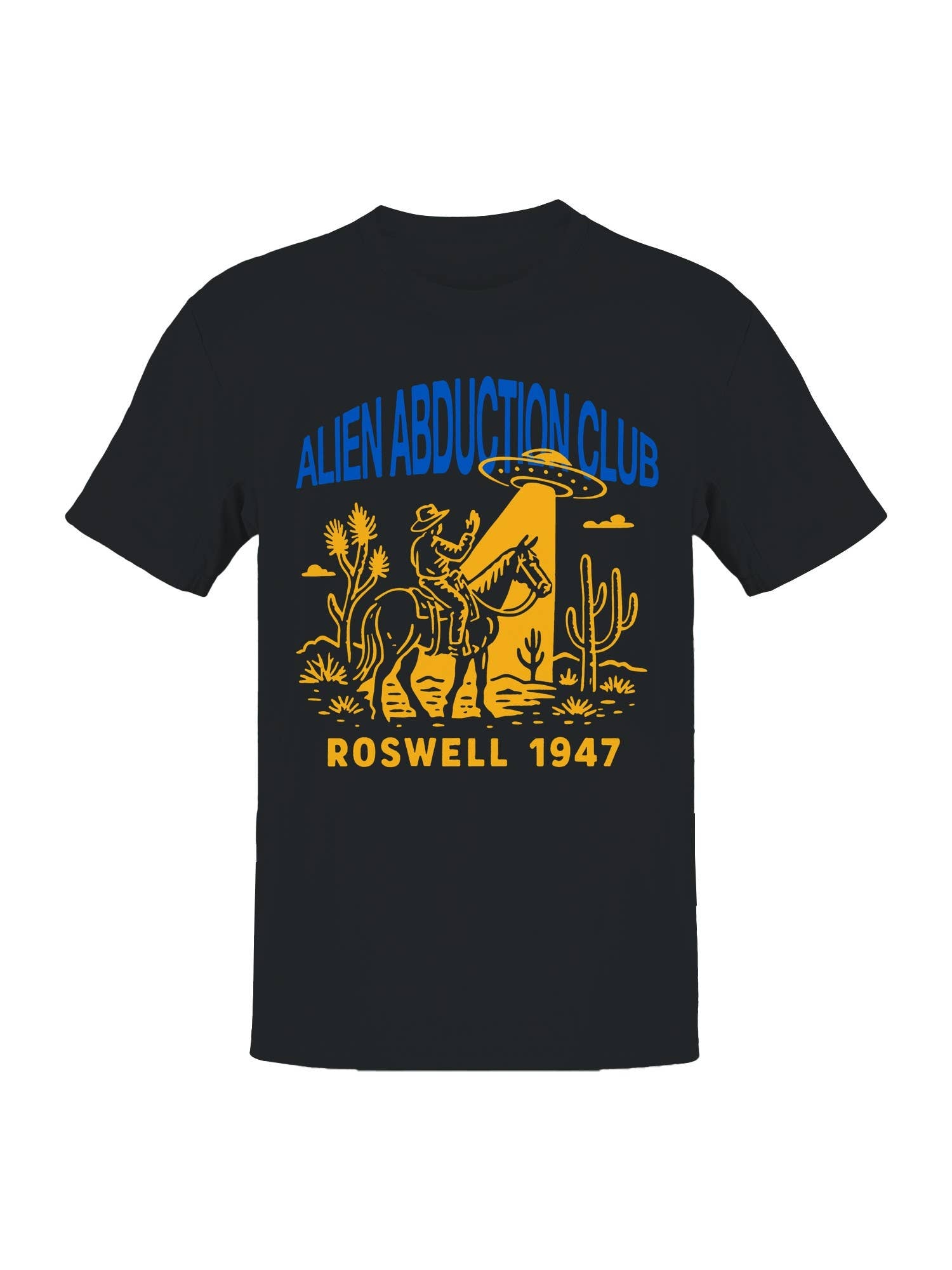 Roswell 1947 Alien Abduction Design Men's T-Shirt Hoodie, Sweatshirt | PodTeesHub.com