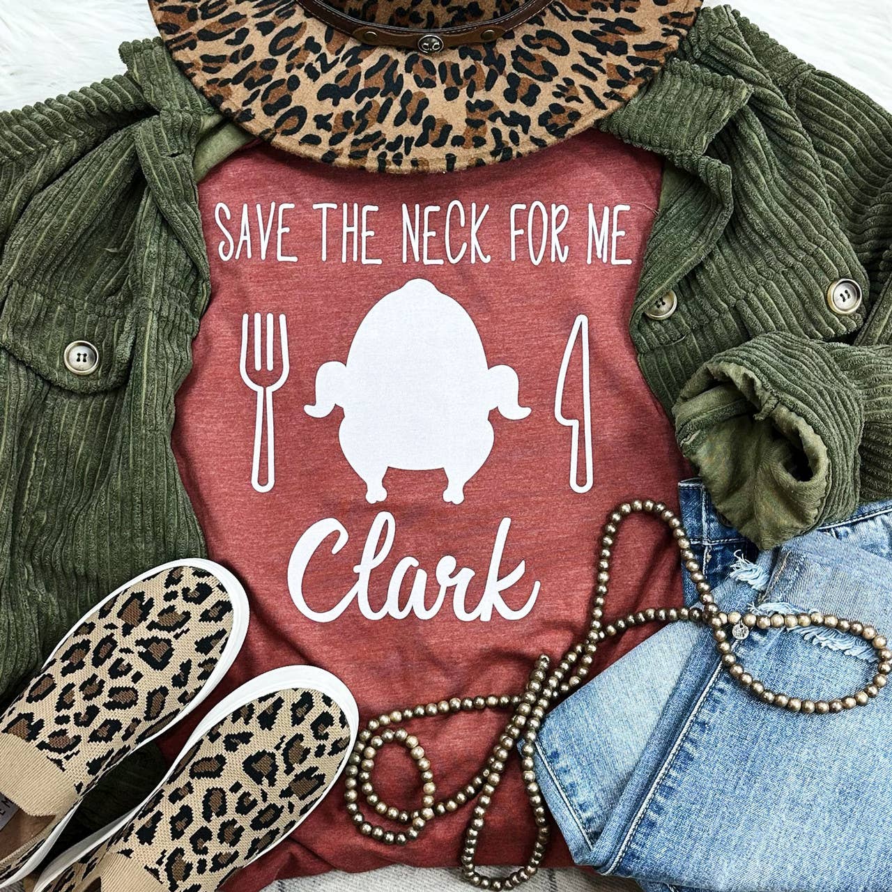 Save the Neck For Me Heather Clay Everyday Tee Hoodie, Sweatshirt | PodTeesHub.com