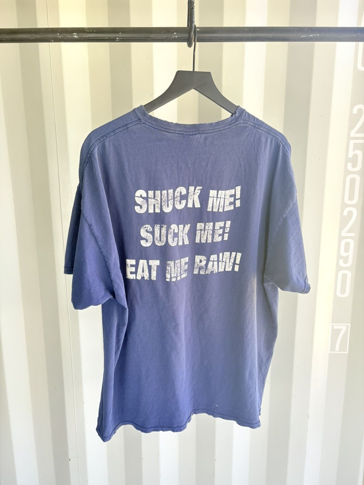 Vintage Shuck Me Suck Me Eat Me Raw Faded Thrashed Shirt Erd Grunge Hoodie, Sweatshirt | PodTeesHub.com