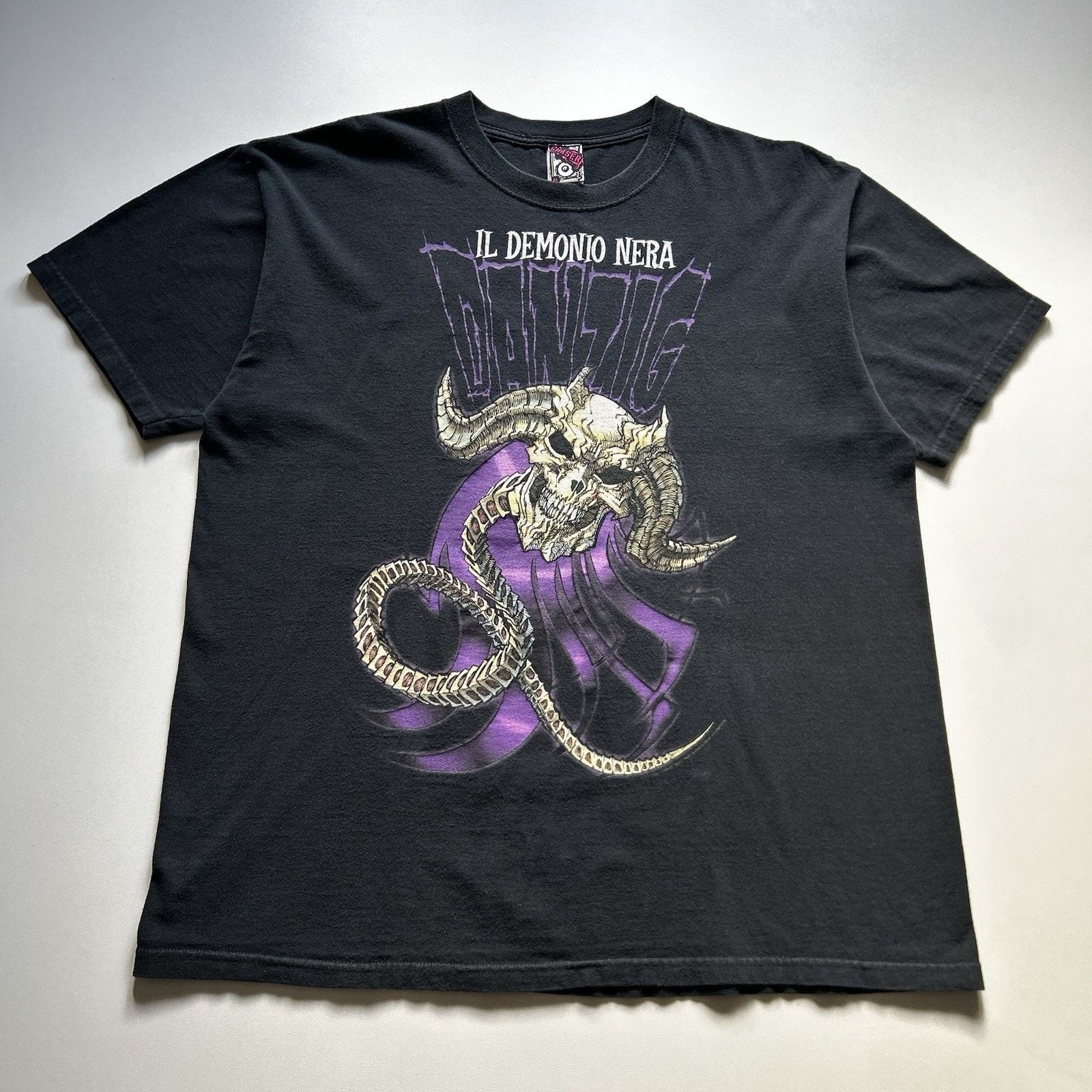 Vintage Danzig Xl Band Il Demonio Nera Sun Faded T-Shirts, Hoodie, Sweatshirt