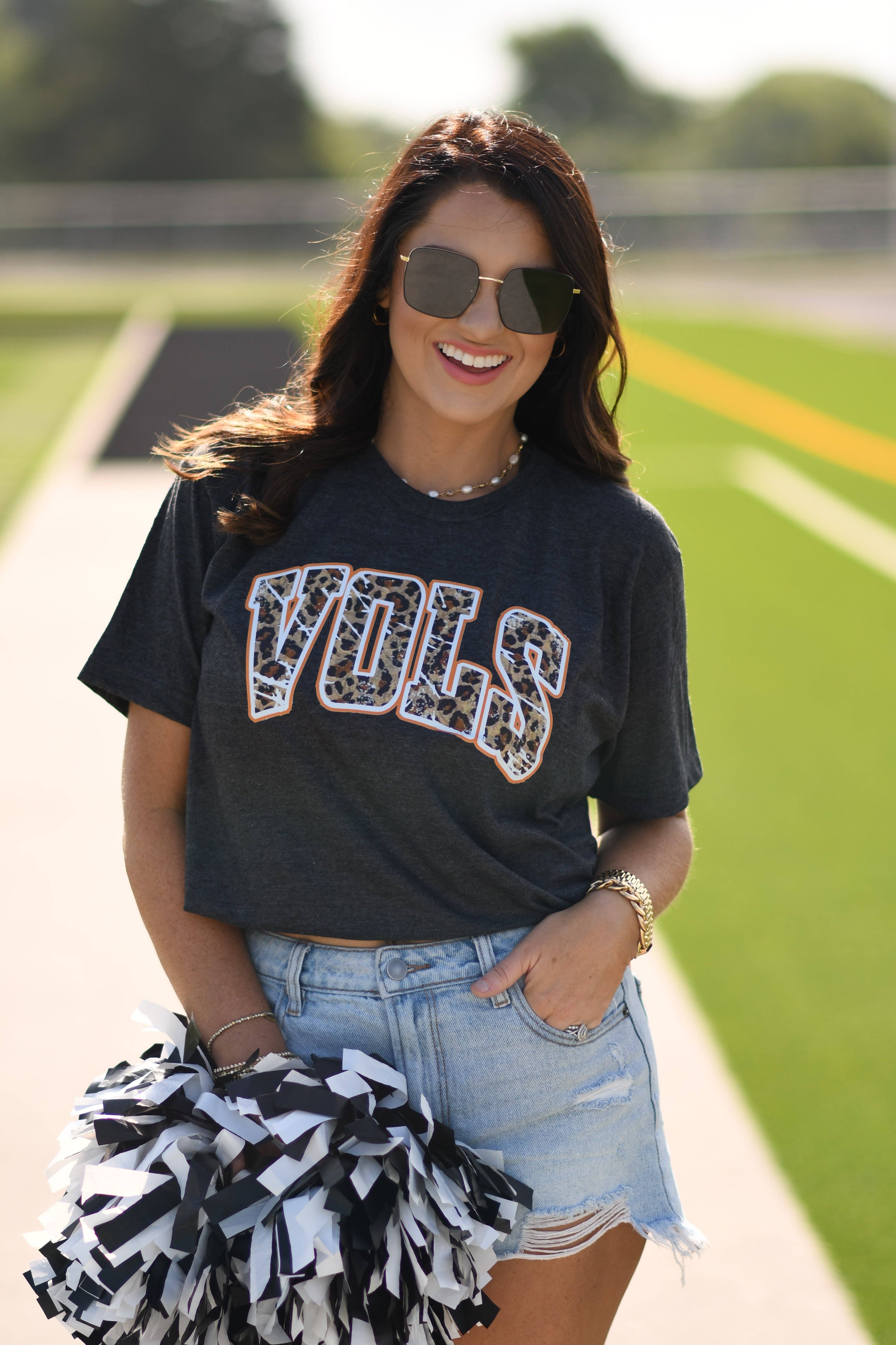 Vols Leopard Arch Tee Hoodie, Sweatshirt | PodTeesHub.com