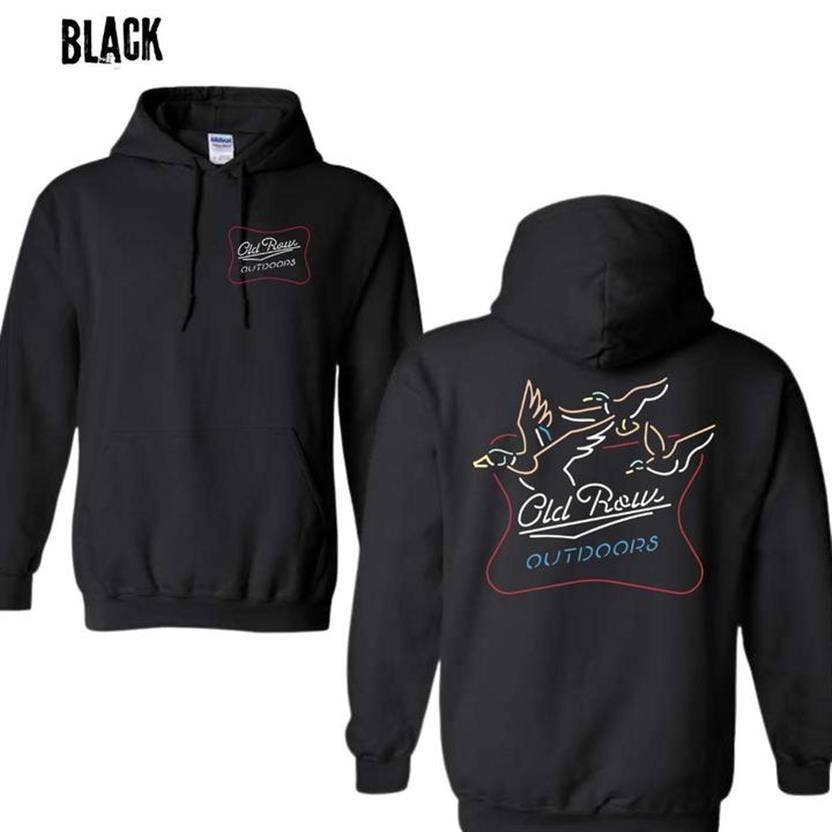 Old Row Outdoors Duck Hoodie - 2-Sided Design For Hunters T-Shirts, Sweatshirt | PodTeesHub.com